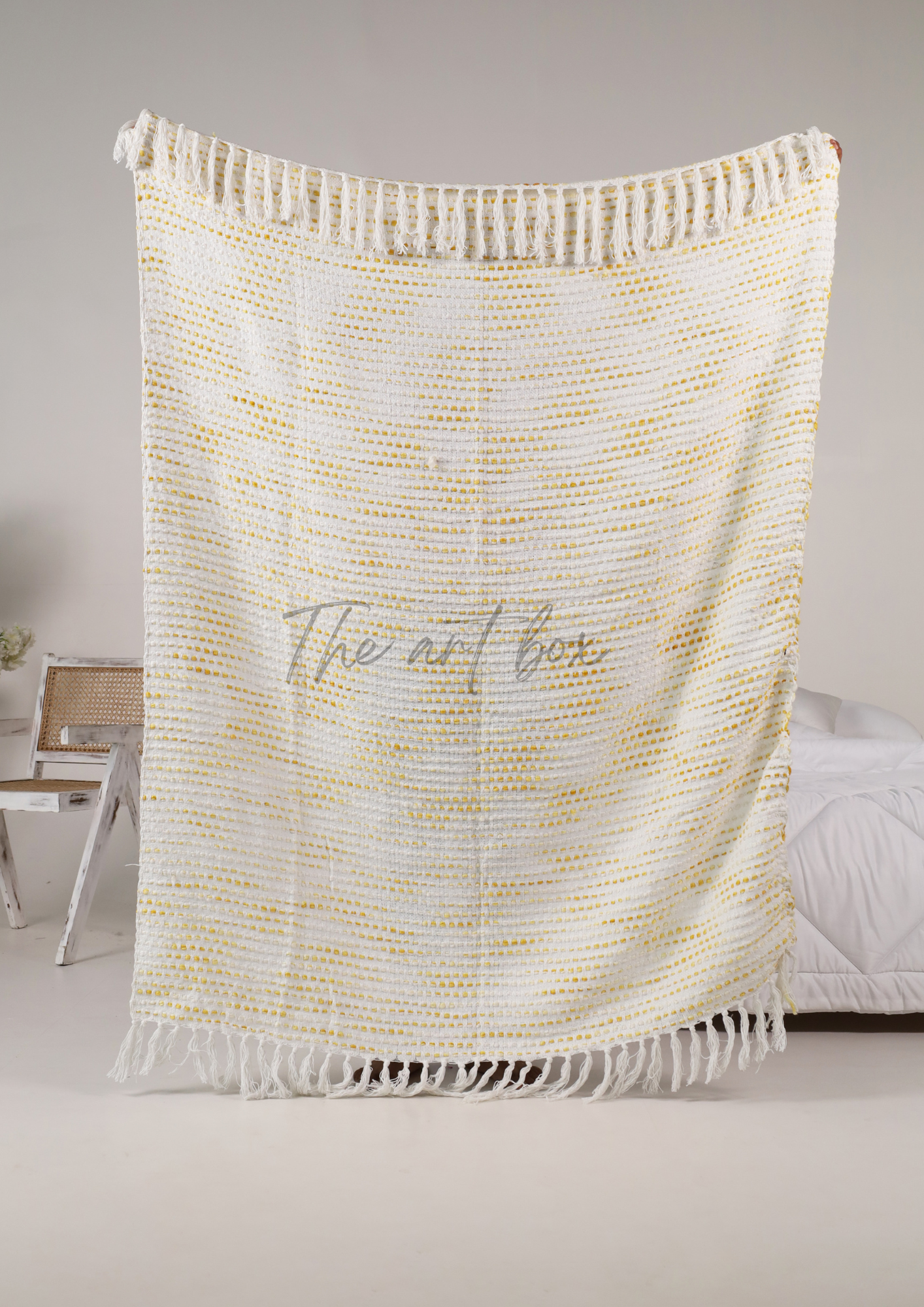 Yellow Handwoven Throws