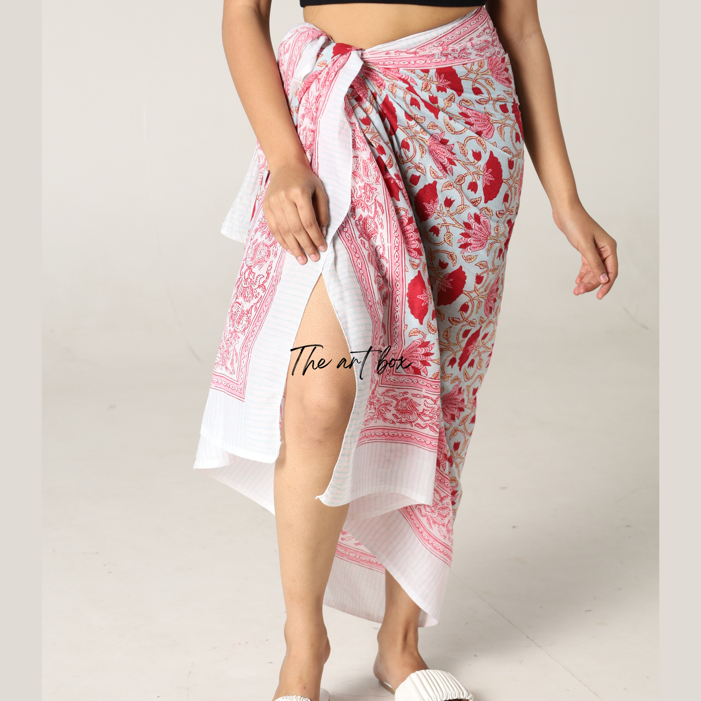 Lotus Love: Printed Beach Wrap