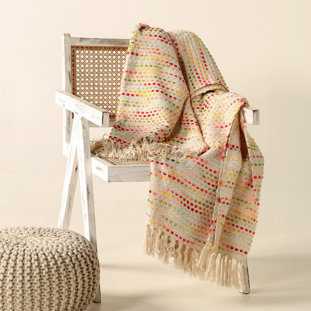 Multicolor Handwoven Throws – The Art Box Store