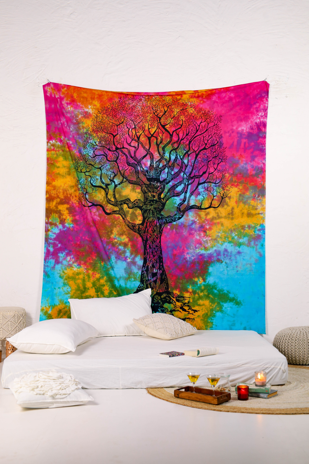 Multicolor Celtic Tree Tapestry