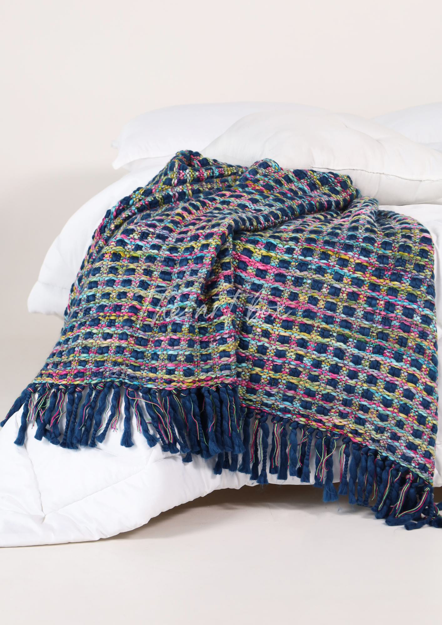 Blue Handwoven Throws