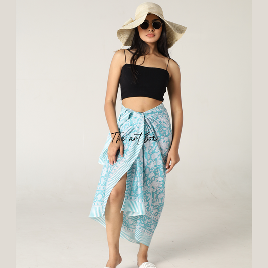 Petal Power: Vibrant Floral Sarong