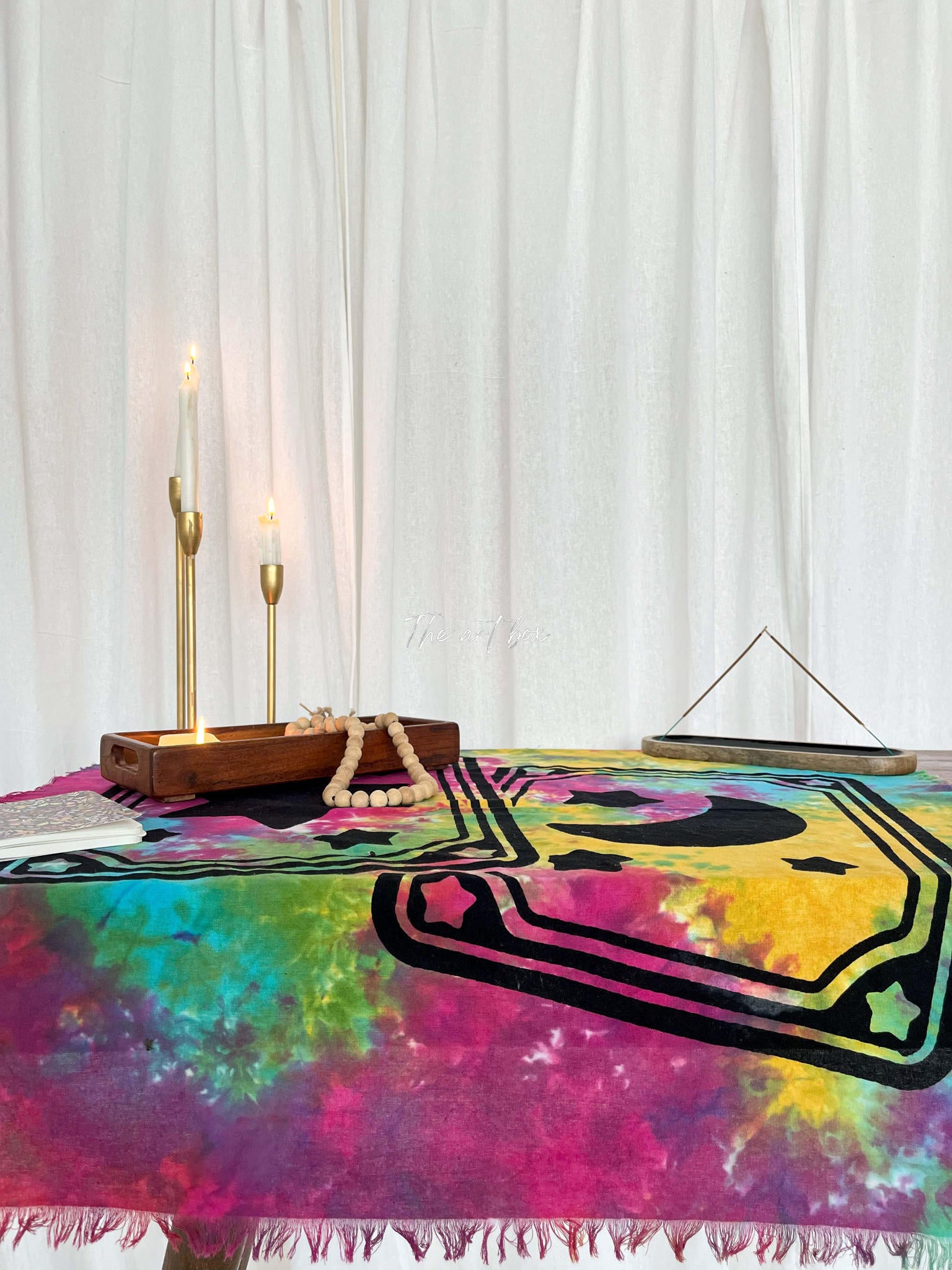 Multi-Color Altar Table Cloth Tarot Mat Witchcraft Supplies