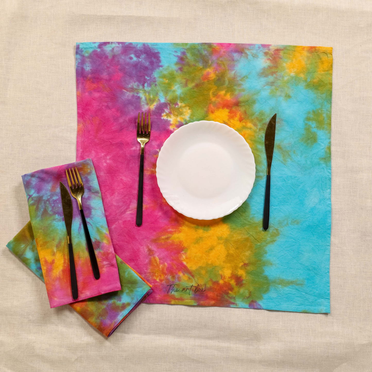 Multi-Color Cotton Table Napkins