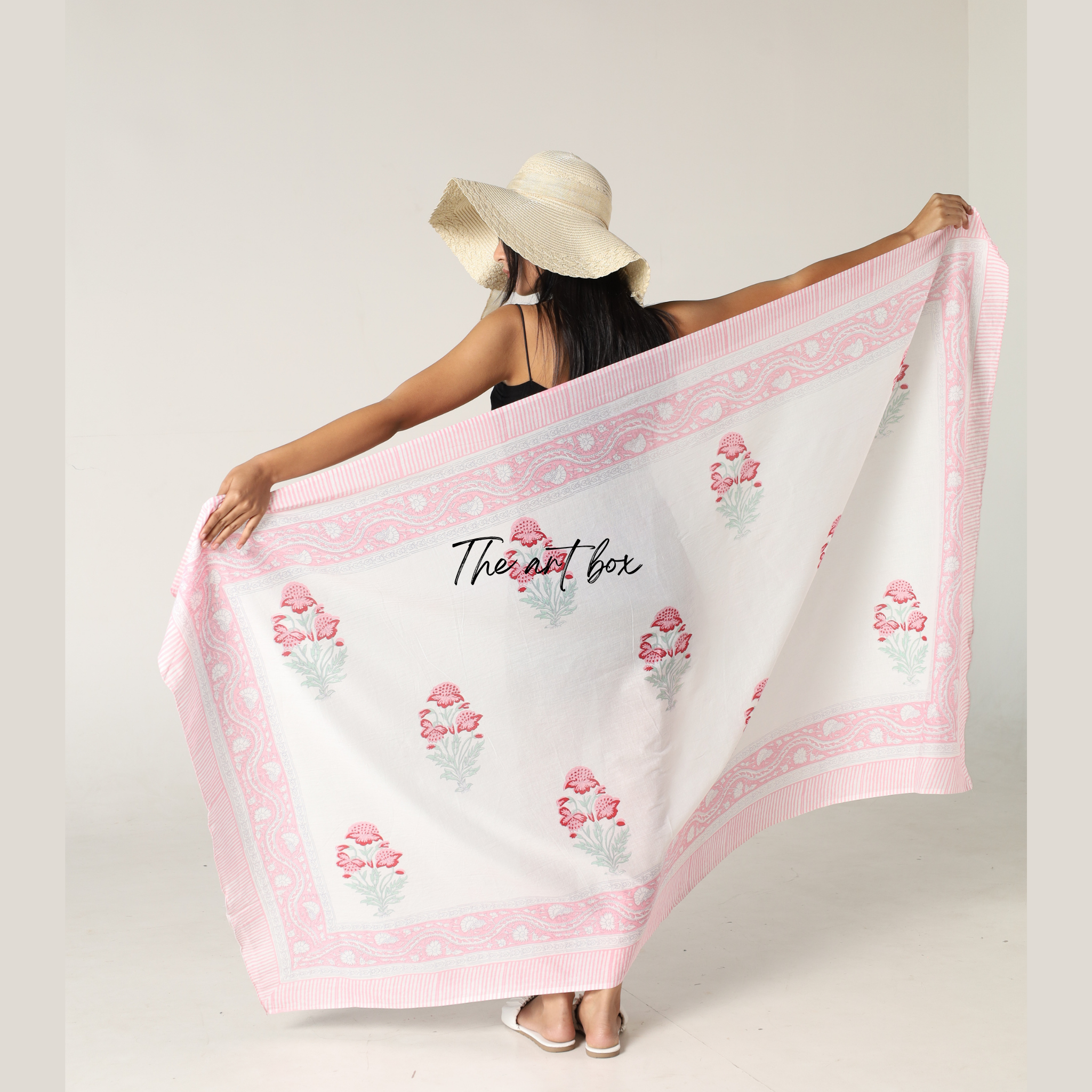 Blossom Beauty: Printed Beach Sarong