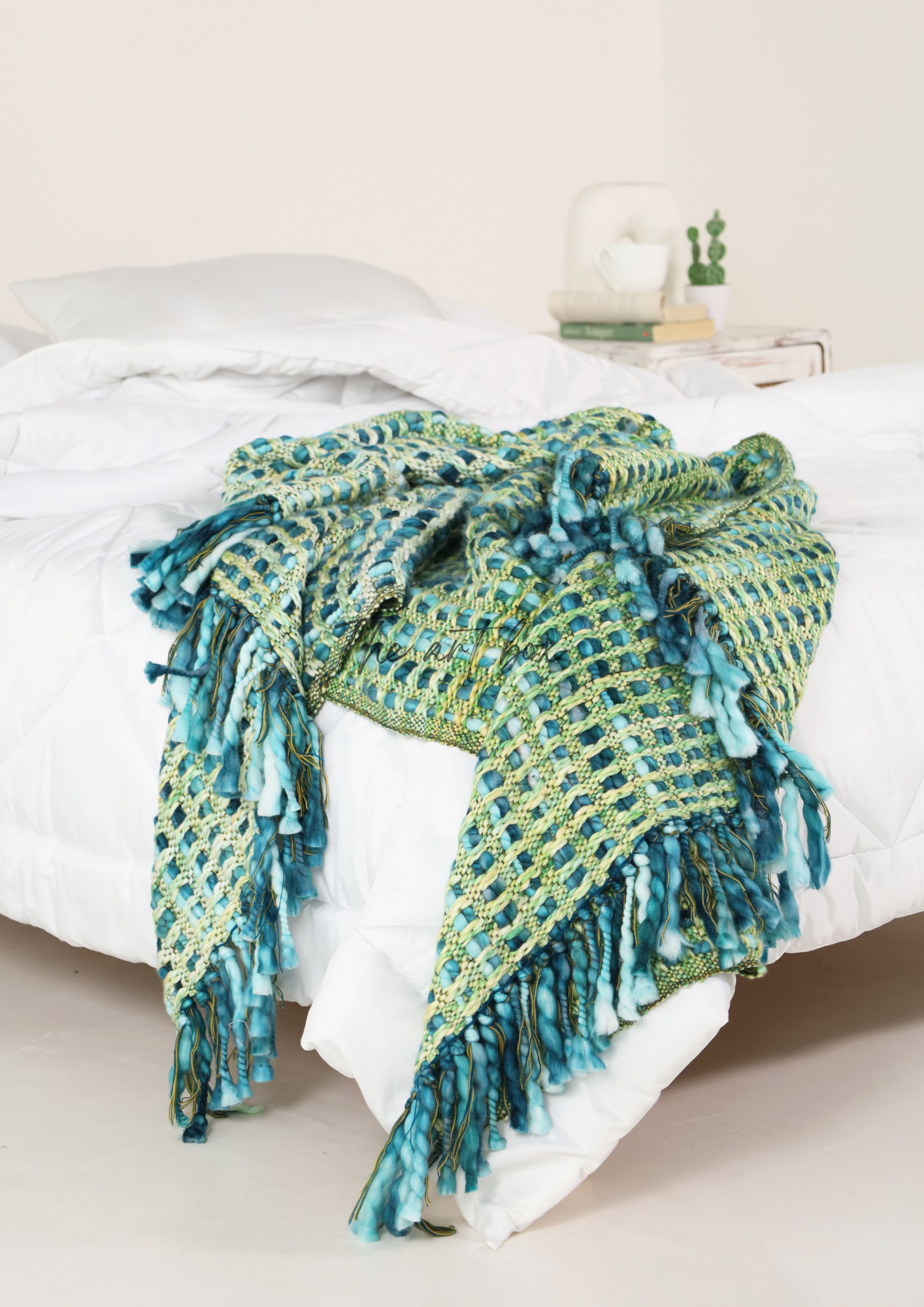 Green Handwoven Throws