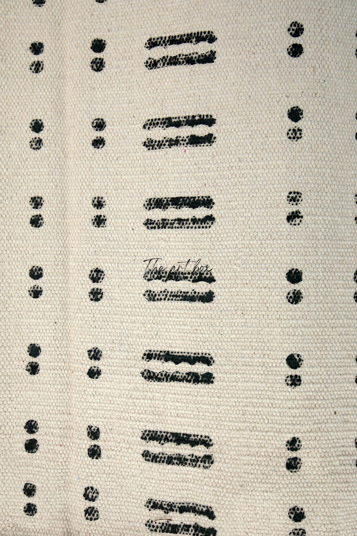 Printed Cotton Indigo Rugs
