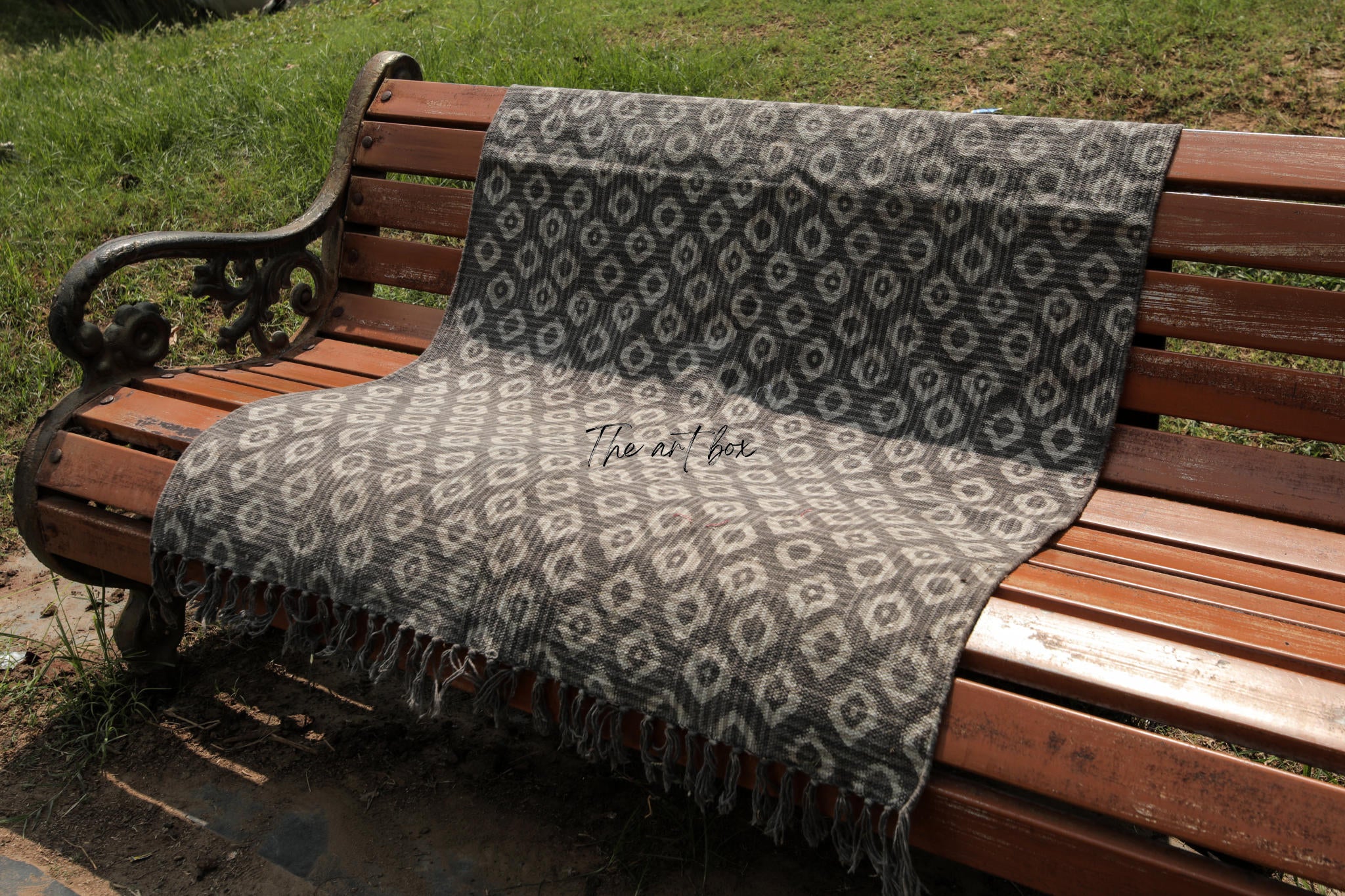 Printed Cotton Indigo Rugs