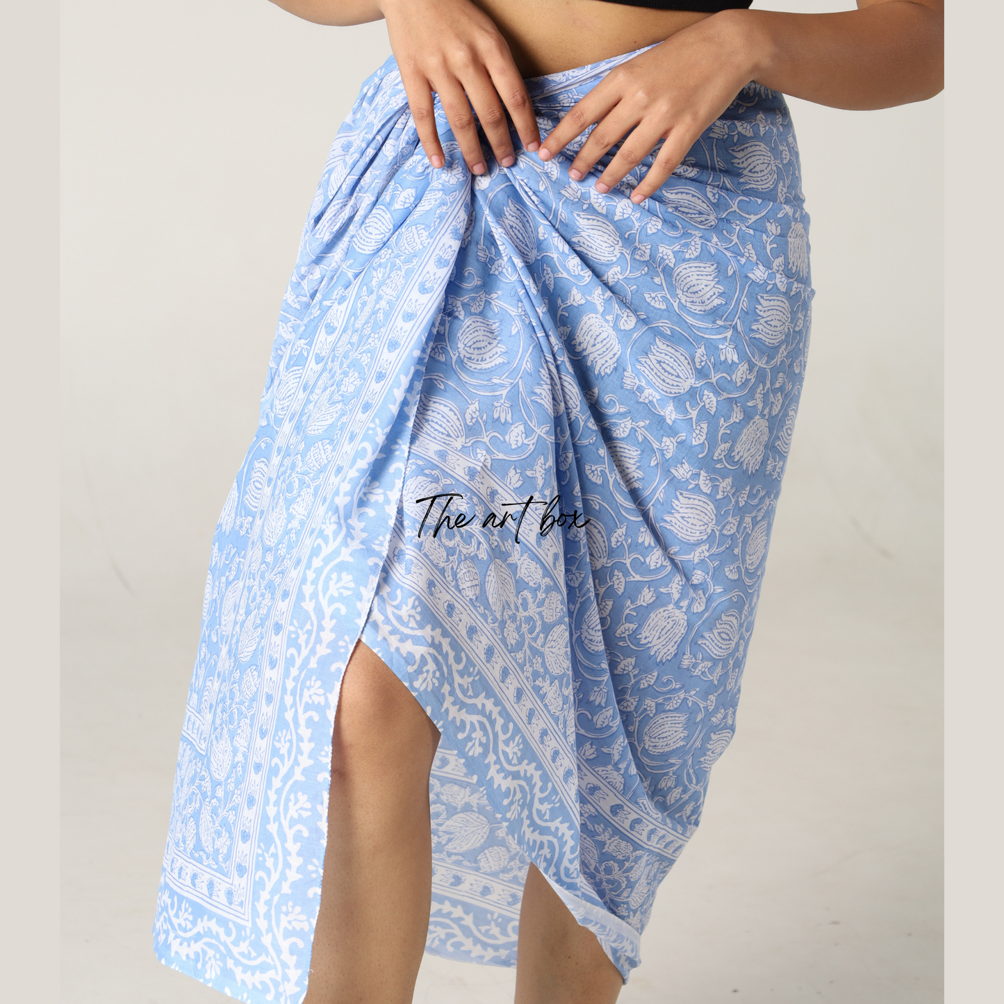Garden Glamour: Printed Sarong Cover-Up