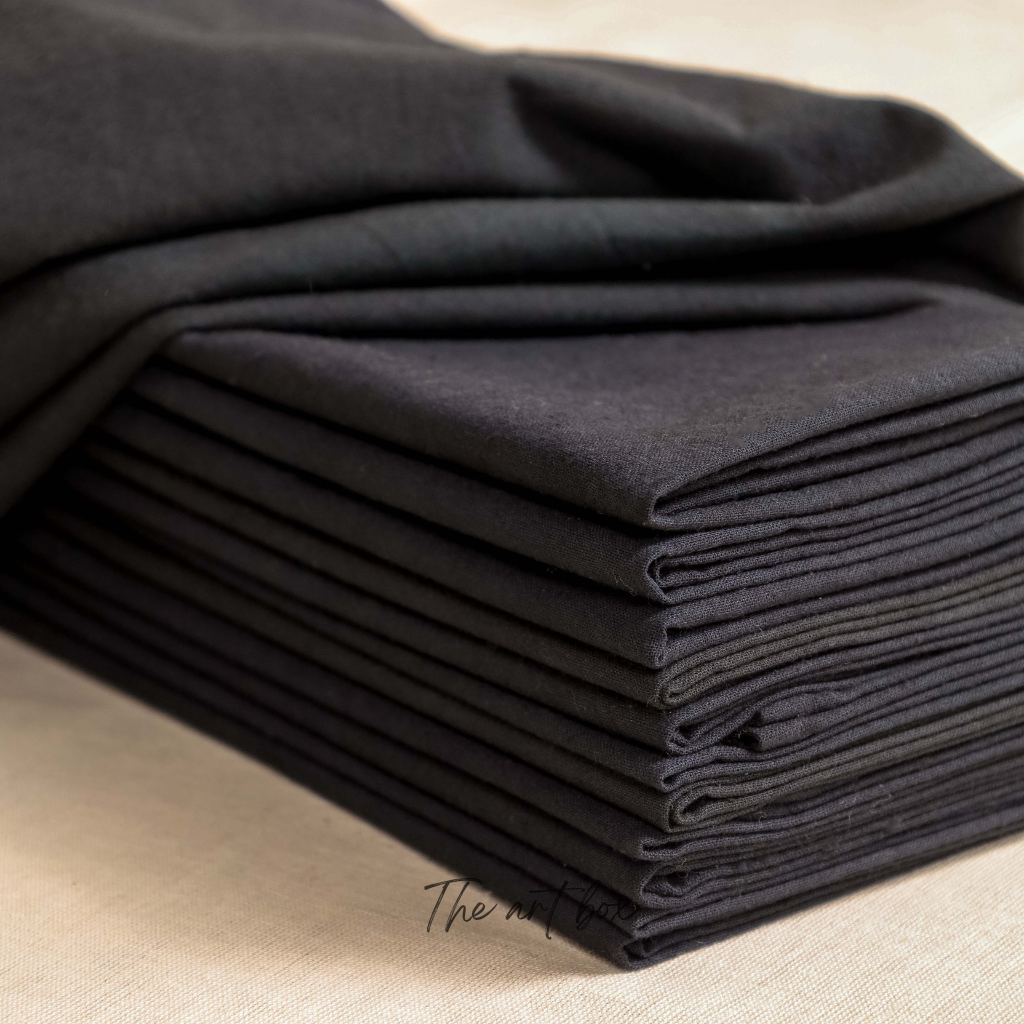 Cotton Black Table Napkins