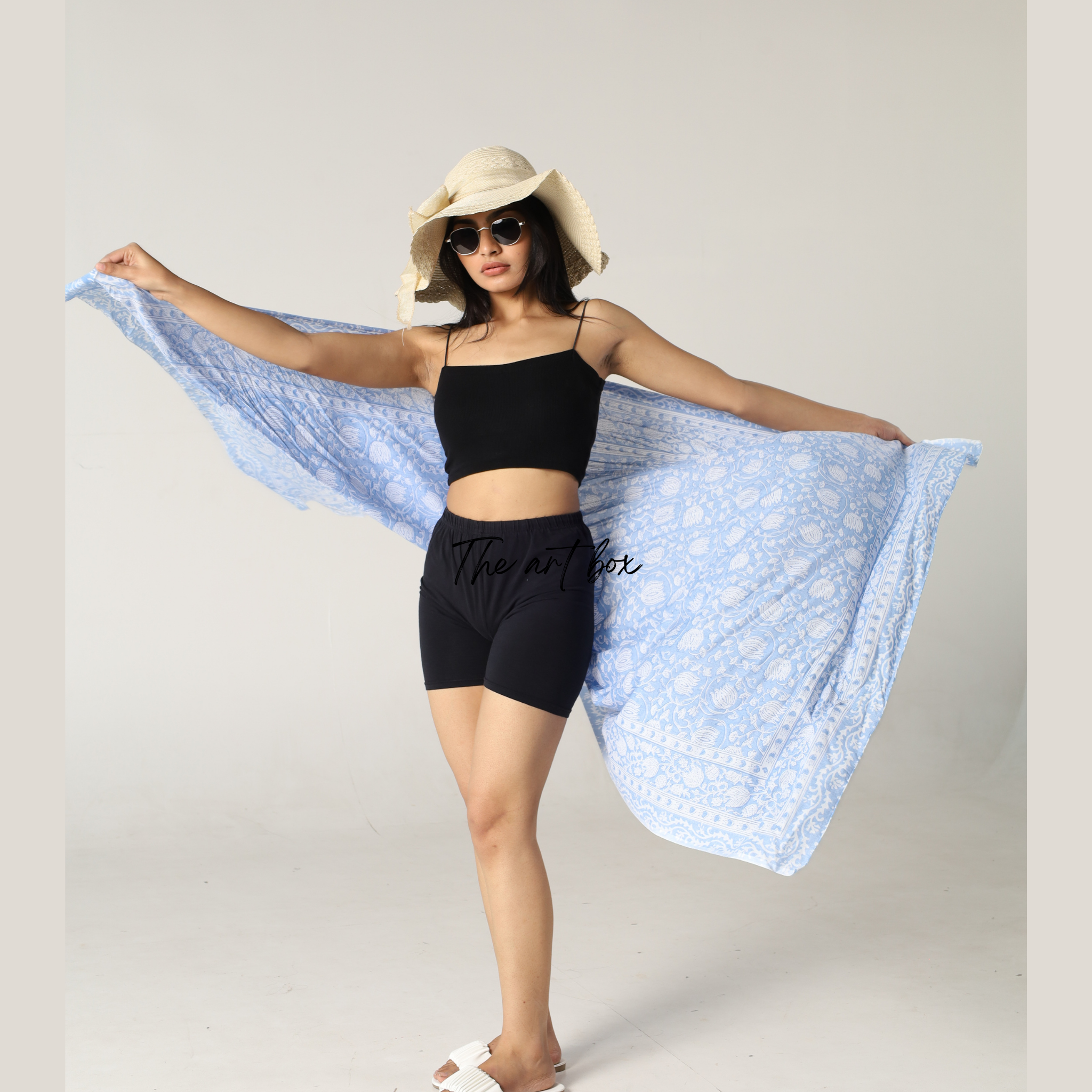 Garden Glamour: Printed Sarong Cover-Up