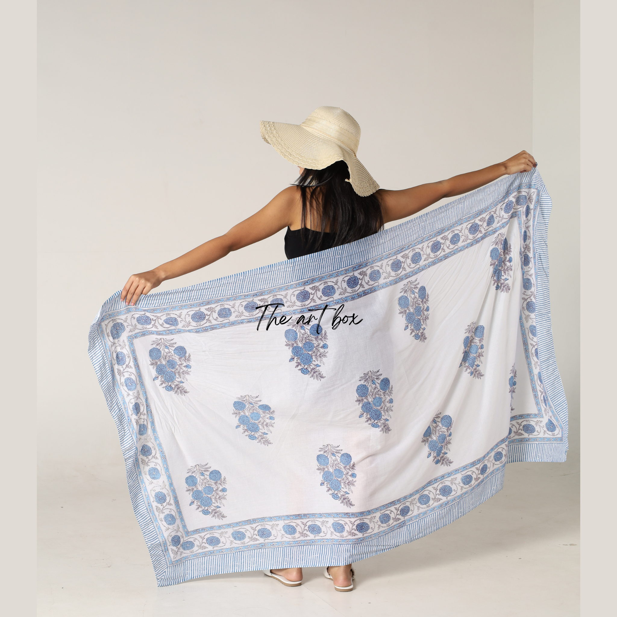 Exotic Flowers: Printed Beach Wrap