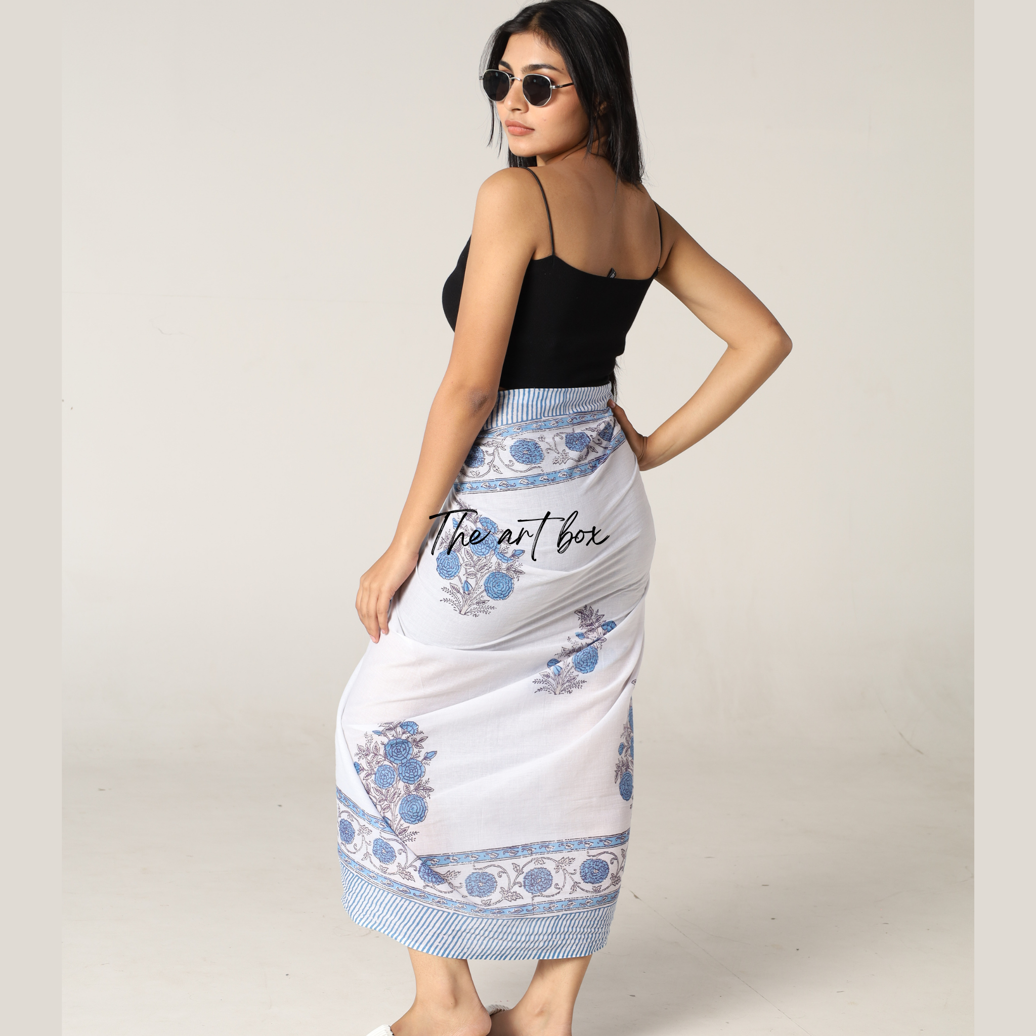 Exotic Flowers: Printed Beach Wrap