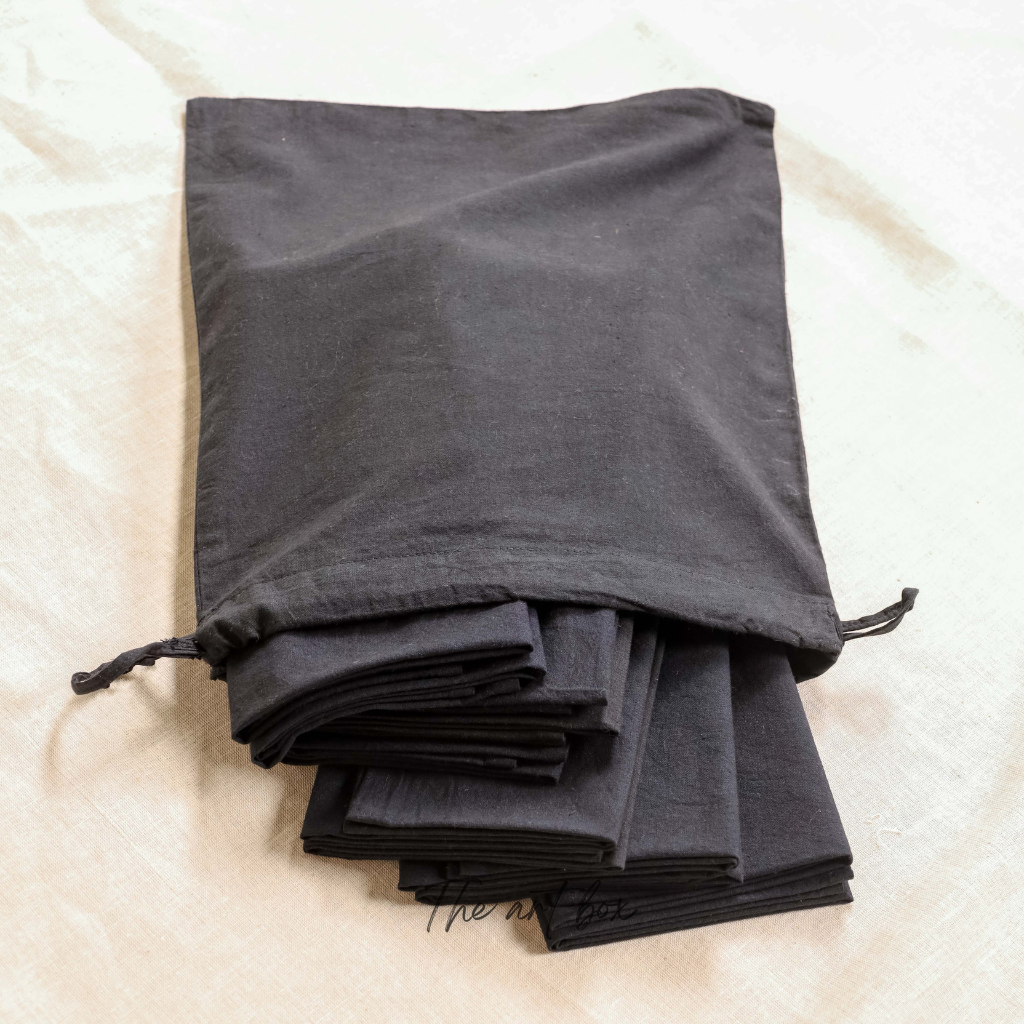 Cotton Black Table Napkins