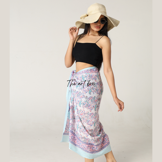 Summer Garden: Floral Sarong Dress