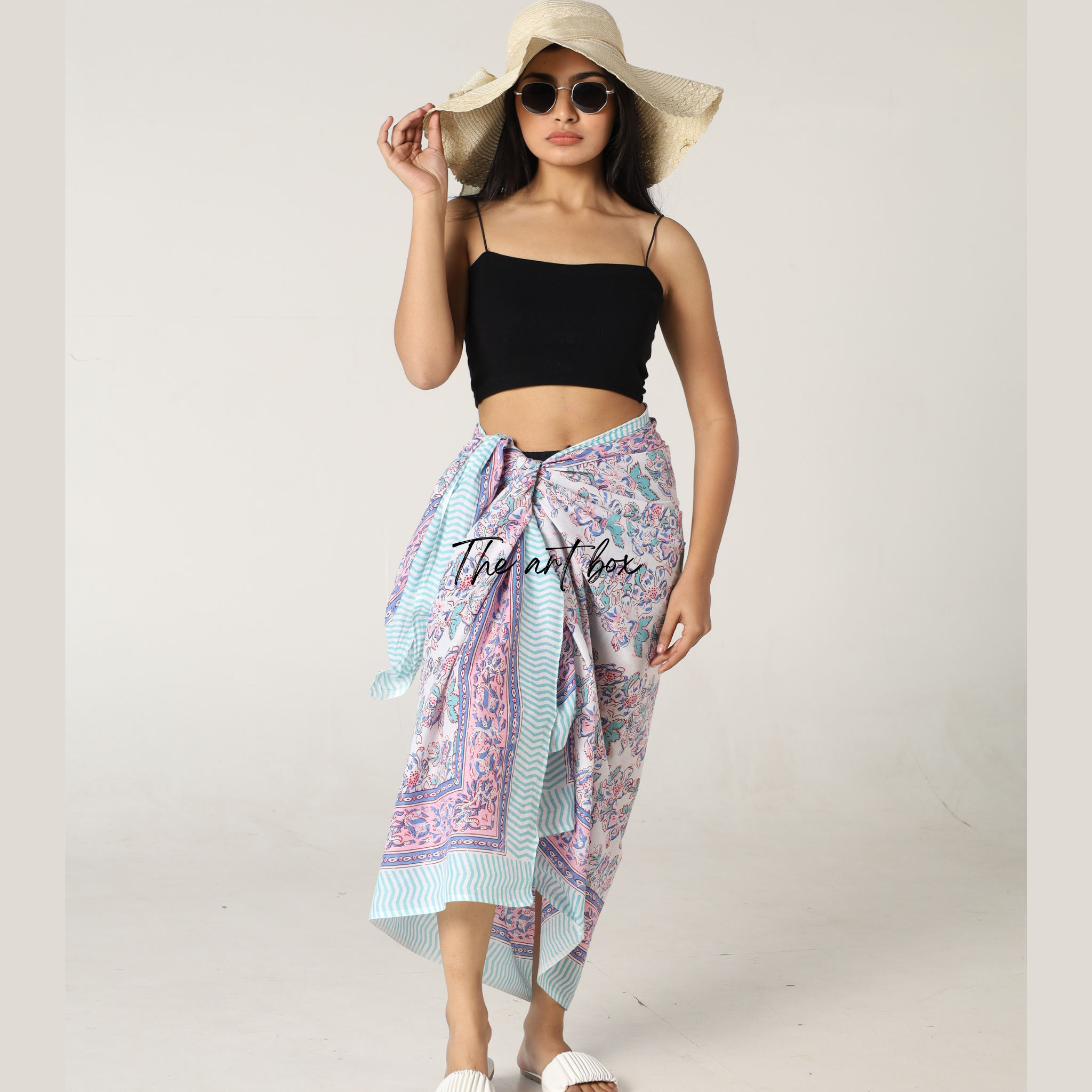 Summer Garden: Floral Sarong Dress