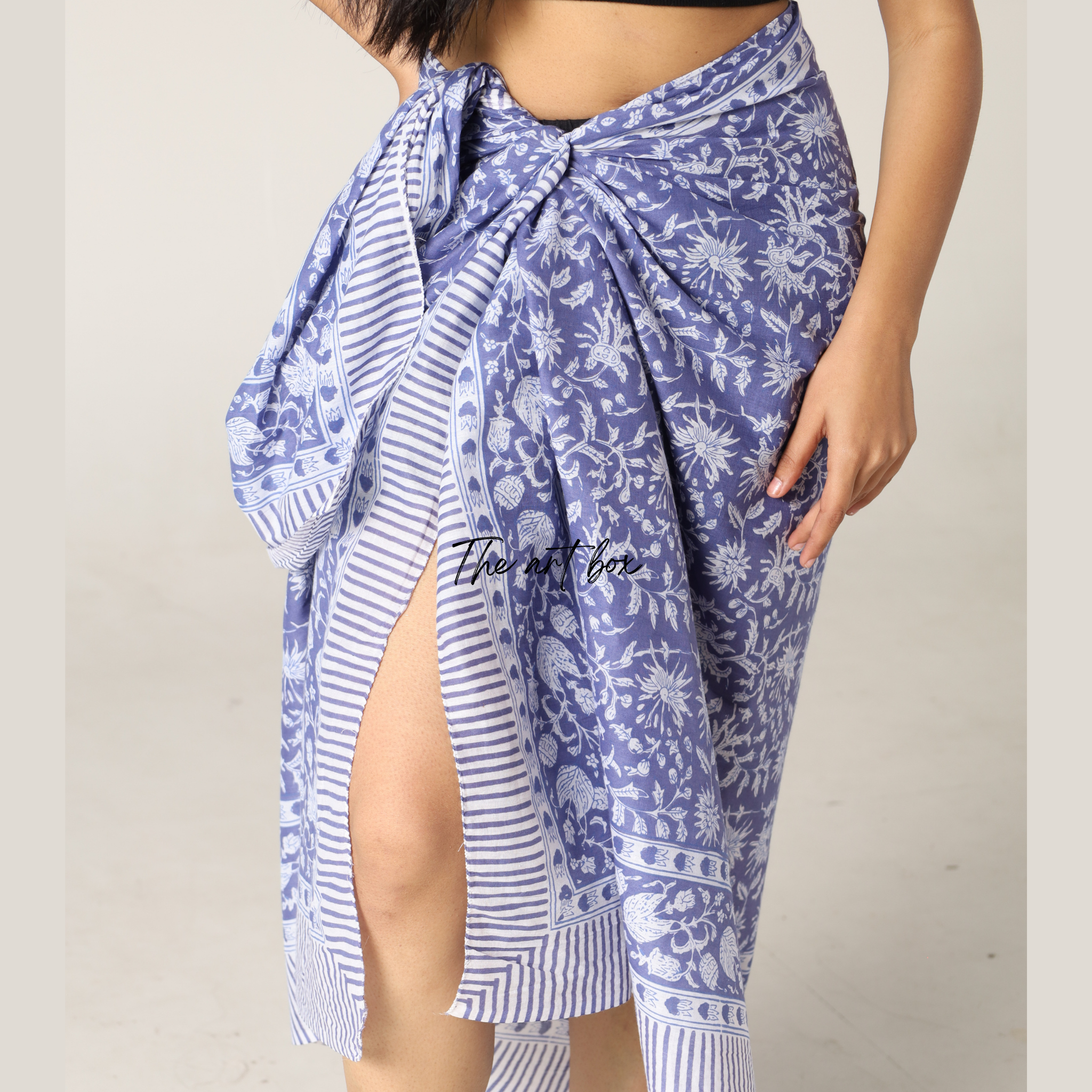 Blooming Style: Printed Beach Cover-Up