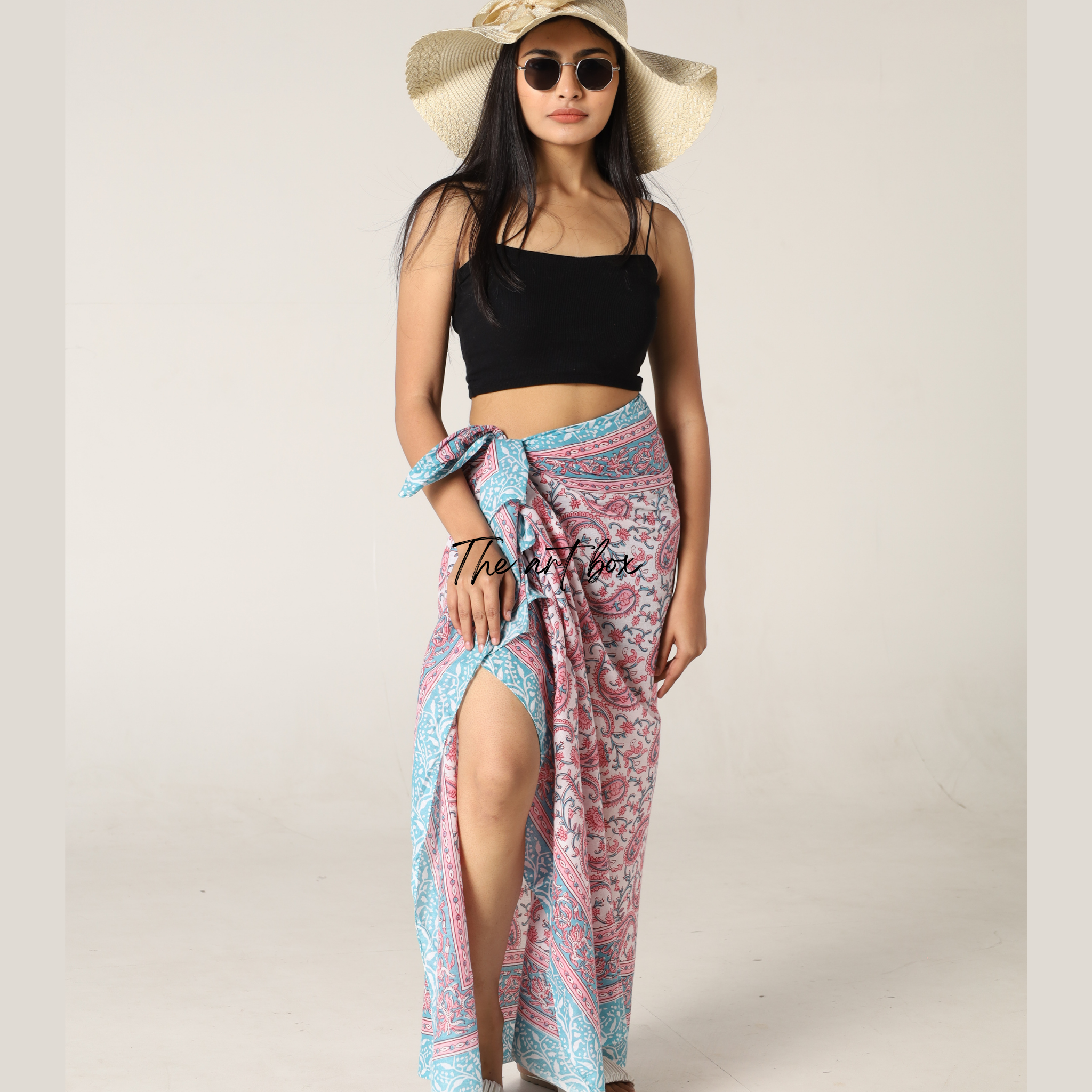 Romantic Roses: Printed Sarong Wrap