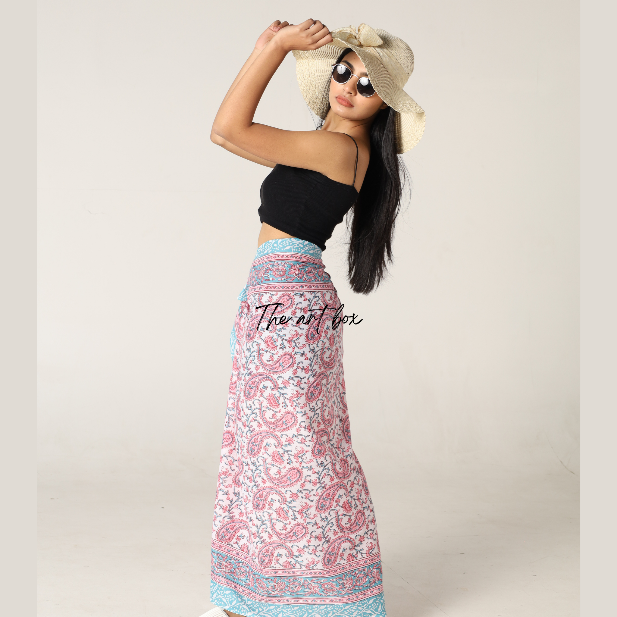 Romantic Roses: Printed Sarong Wrap