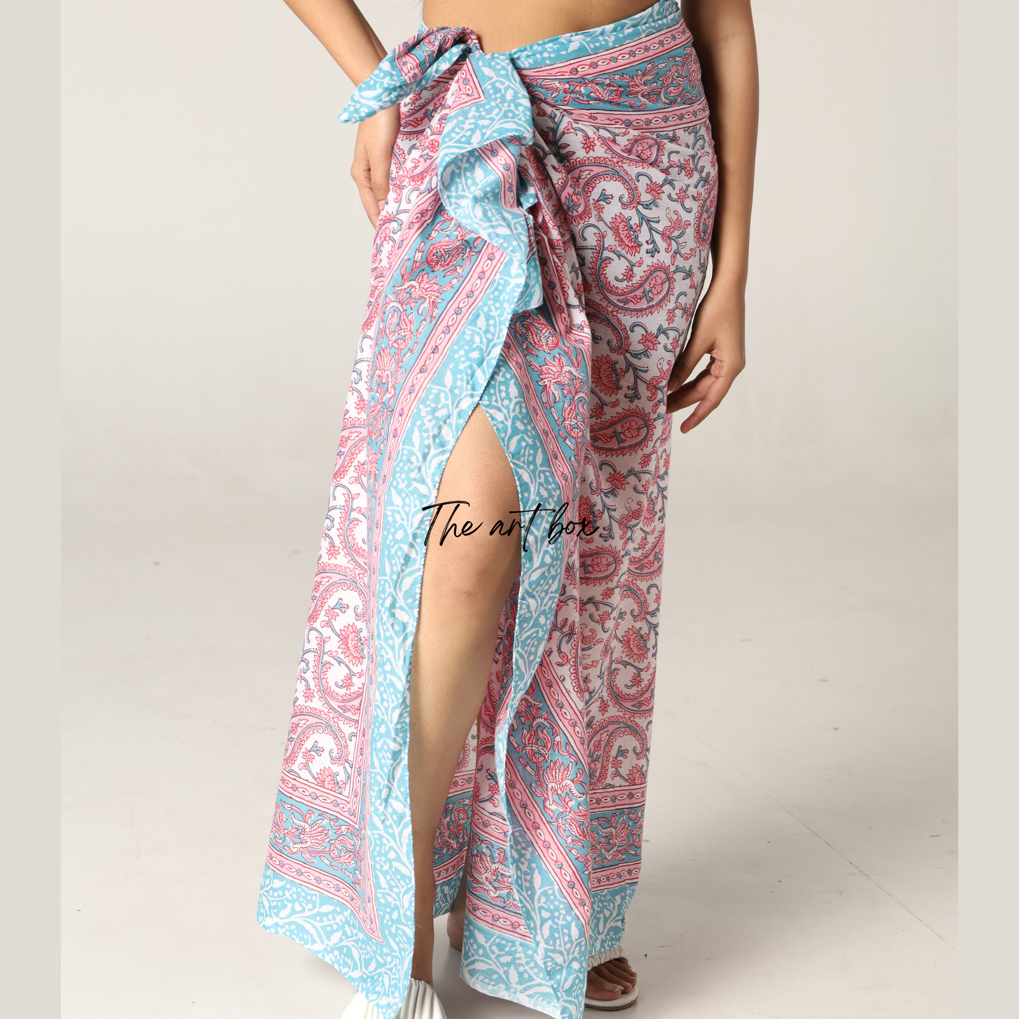 Romantic Roses: Printed Sarong Wrap