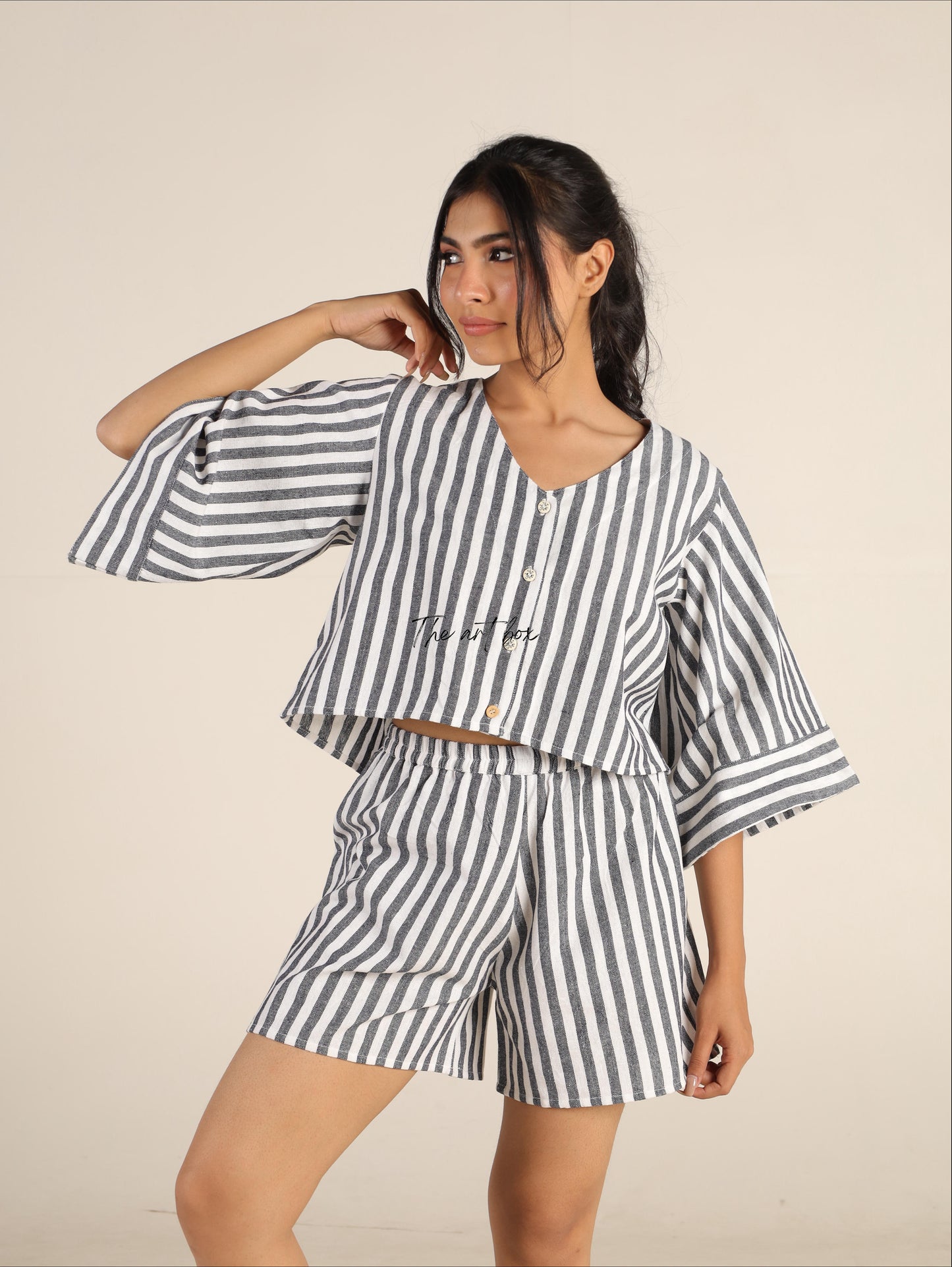 Casual Cool: Short Sleeve 2-Piece Set for Women Co-Ord