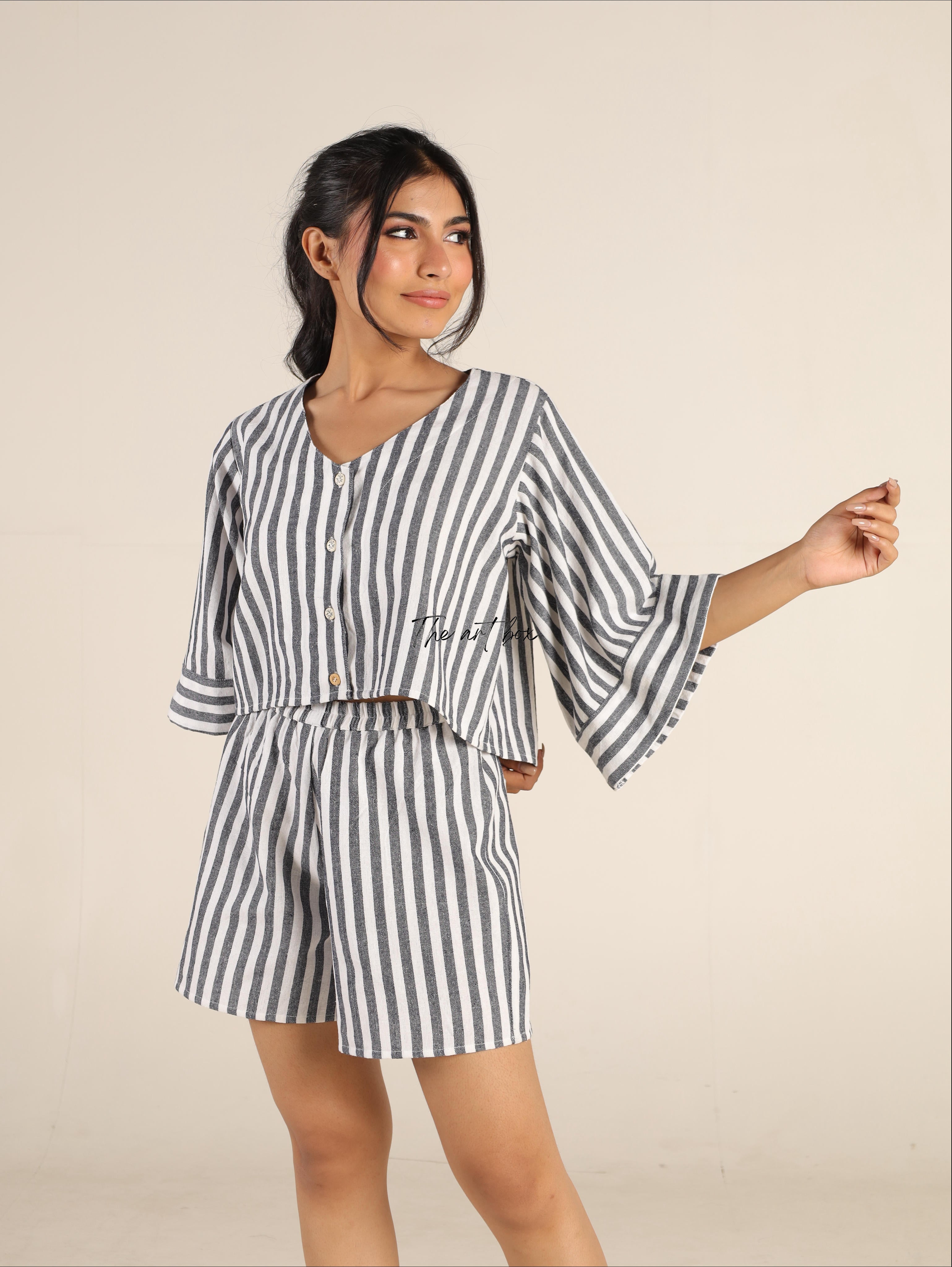 Casual Cool: Short Sleeve 2-Piece Set for Women Co-Ord