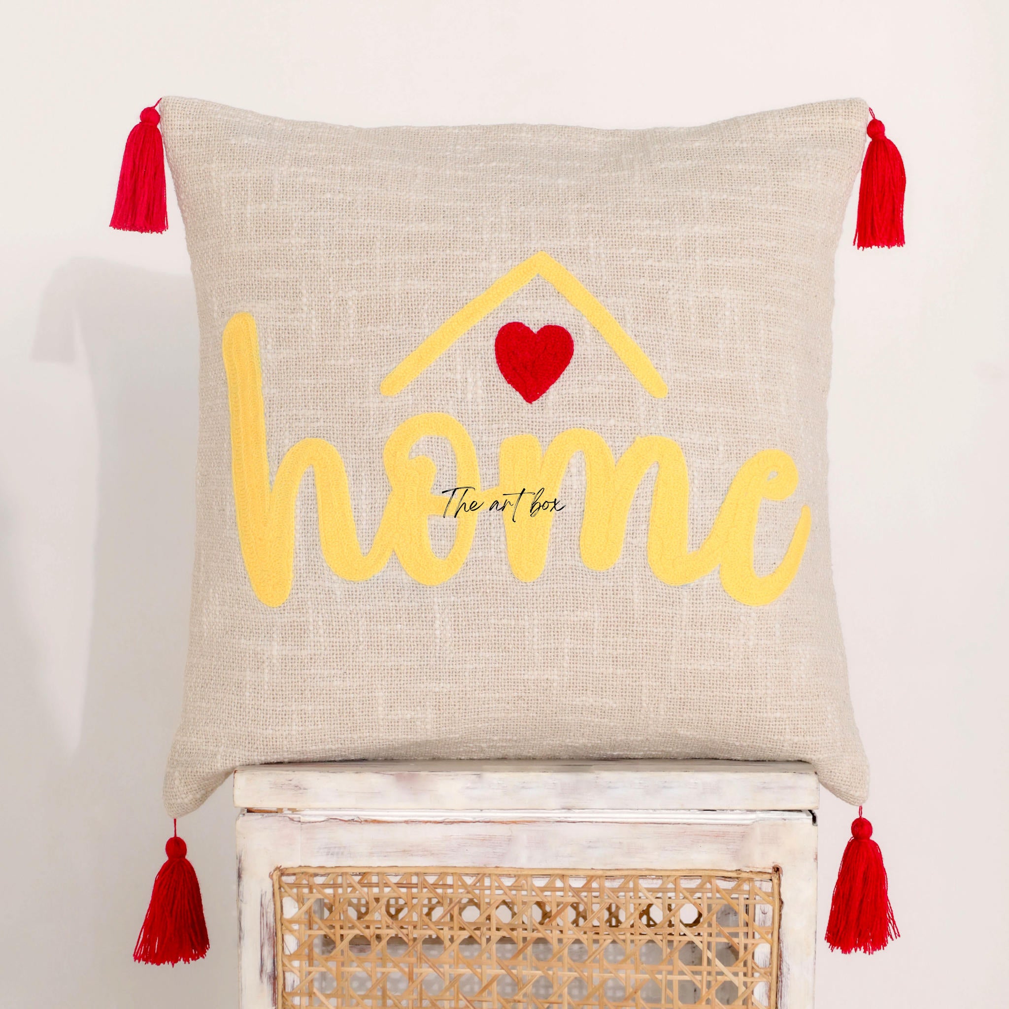 Custom Name Decorative Cushion Cover - Personalized Cushion Accent