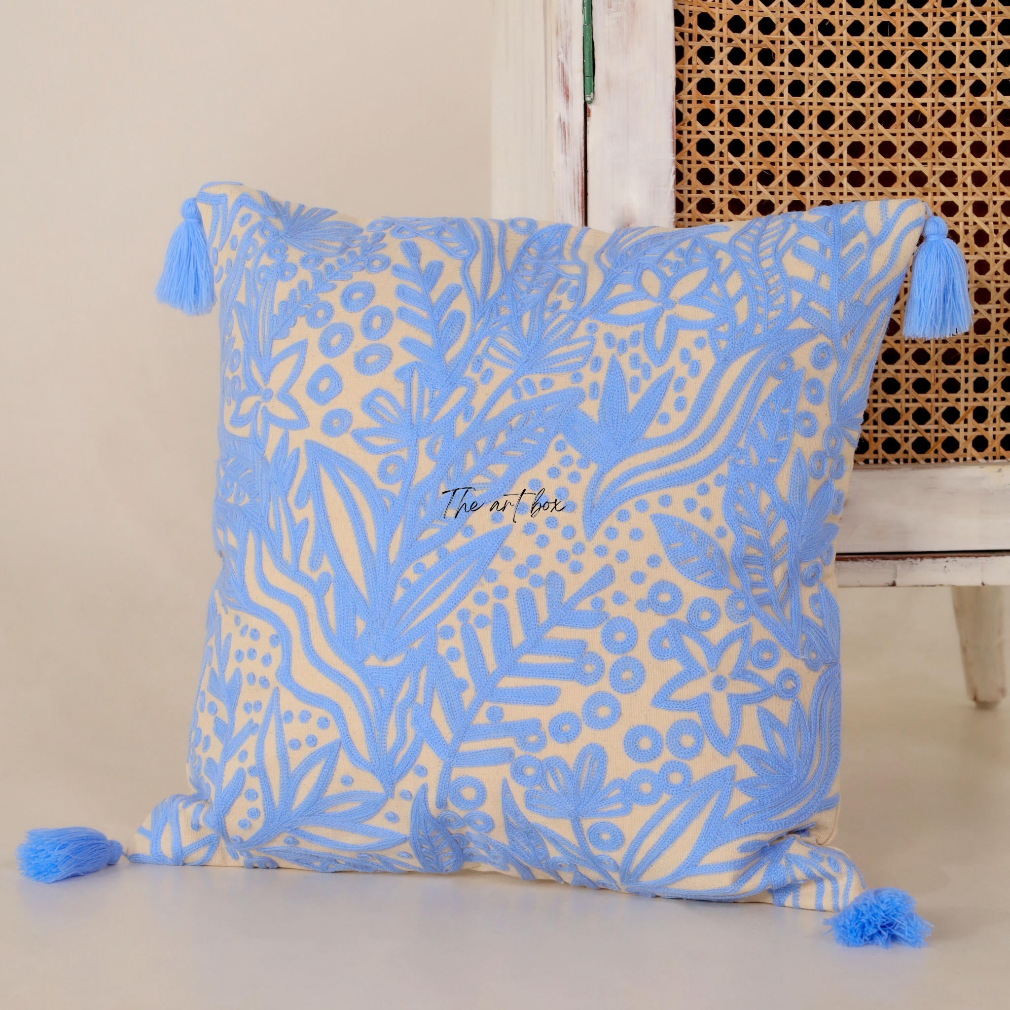 Customizable Floral Cushion - Design Your Own Botanical Bliss