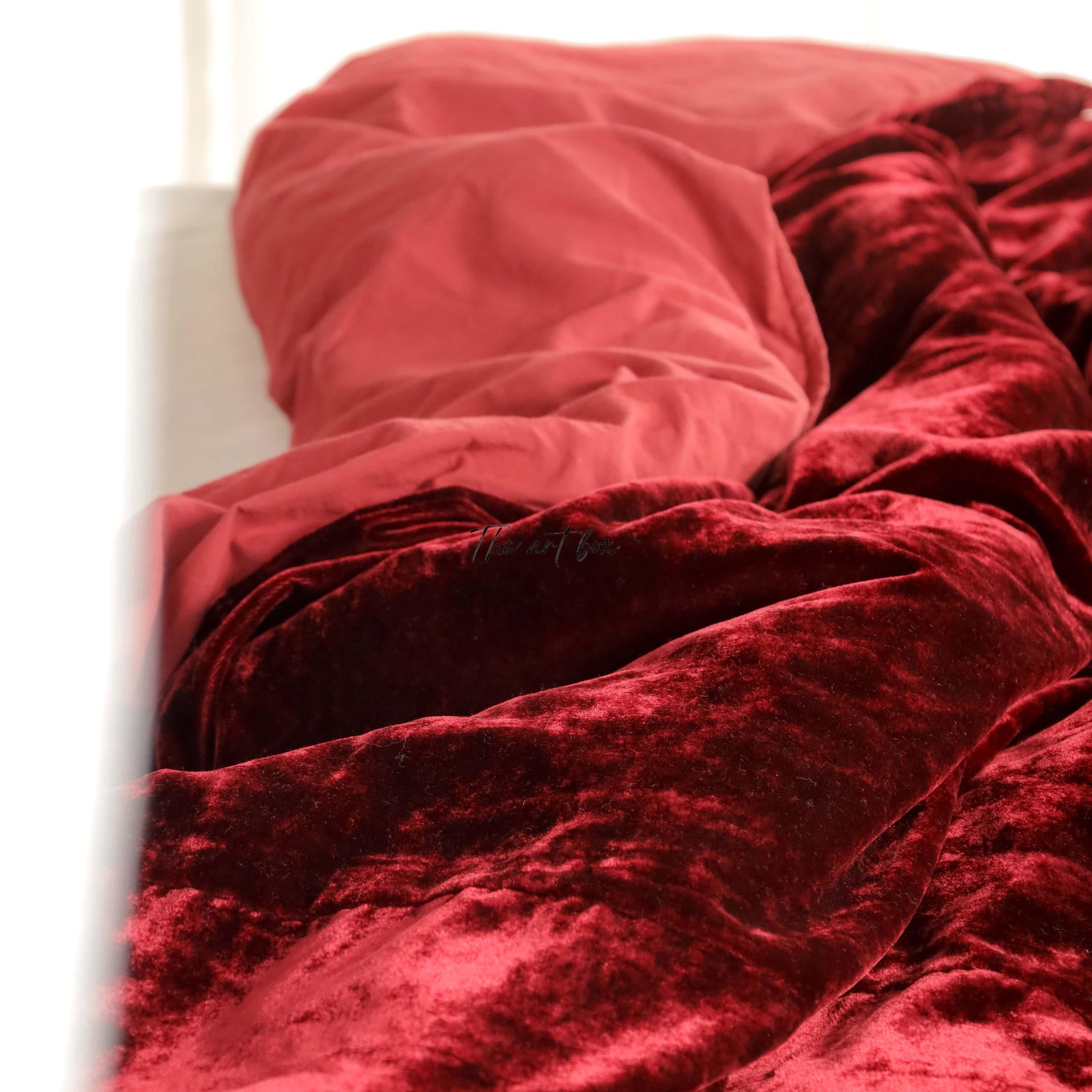 Red Velvet Duvet Cover