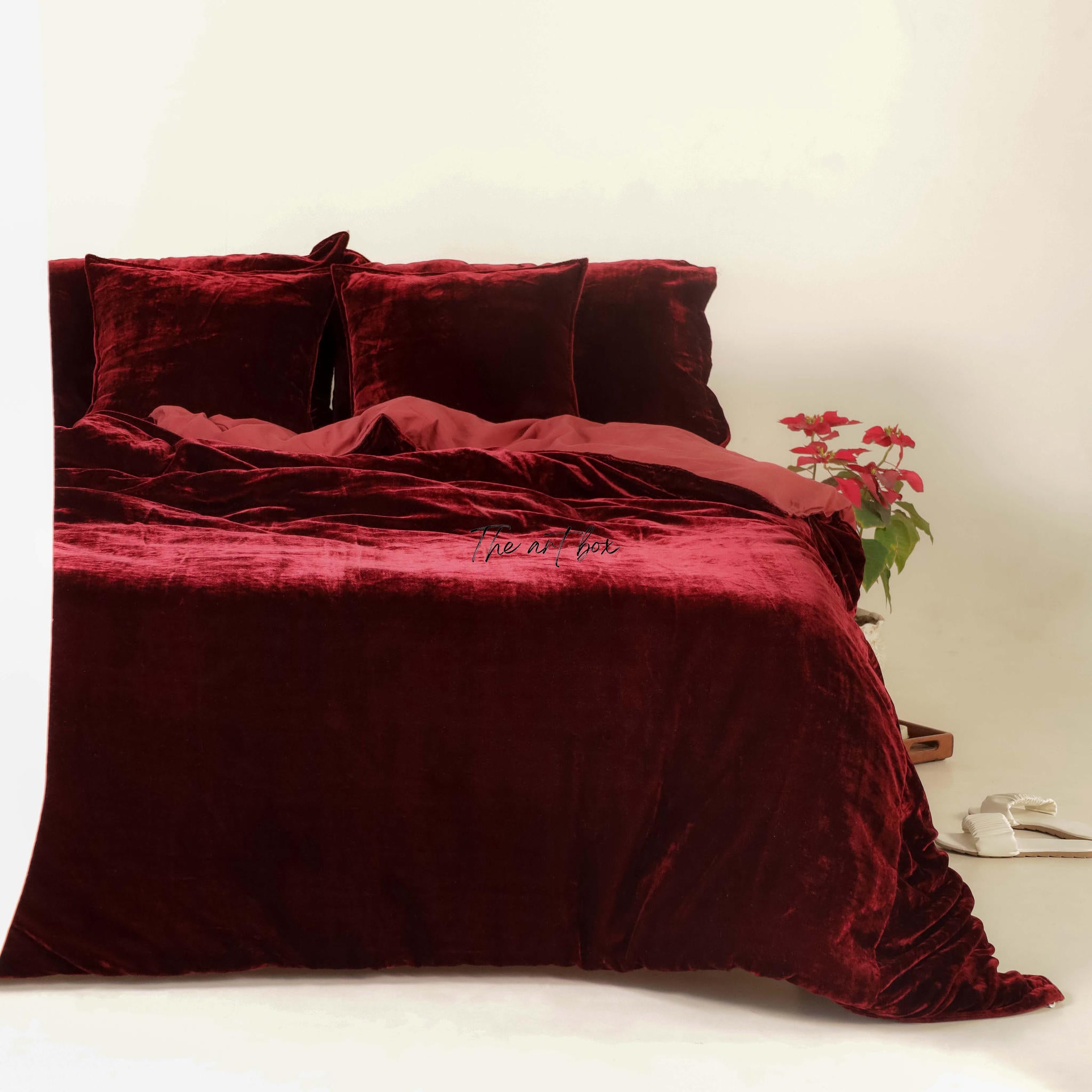 Red Velvet Duvet Cover