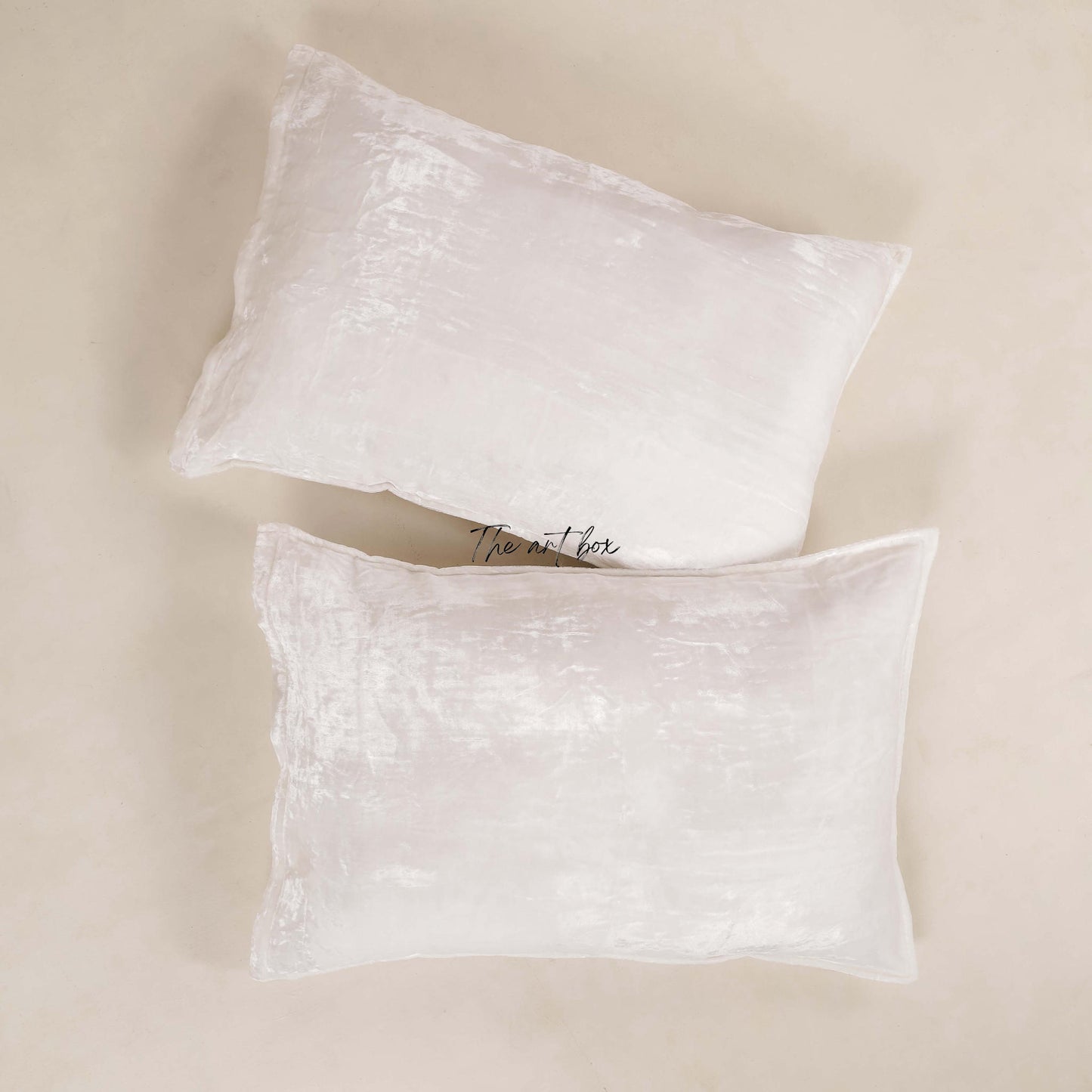 Solid White Velvet Pillowcases Cover