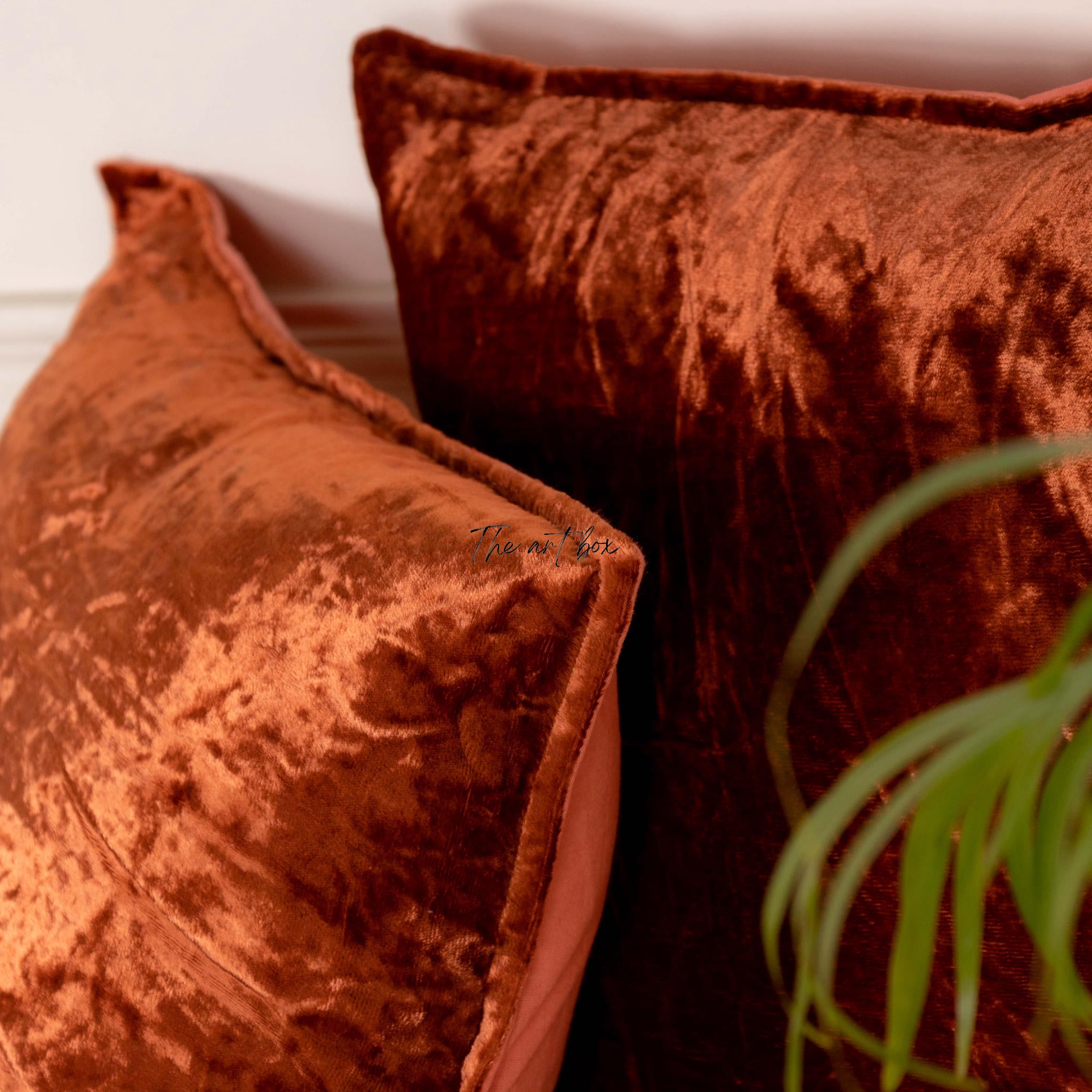 Velvet Solid Gold Cushion Cover