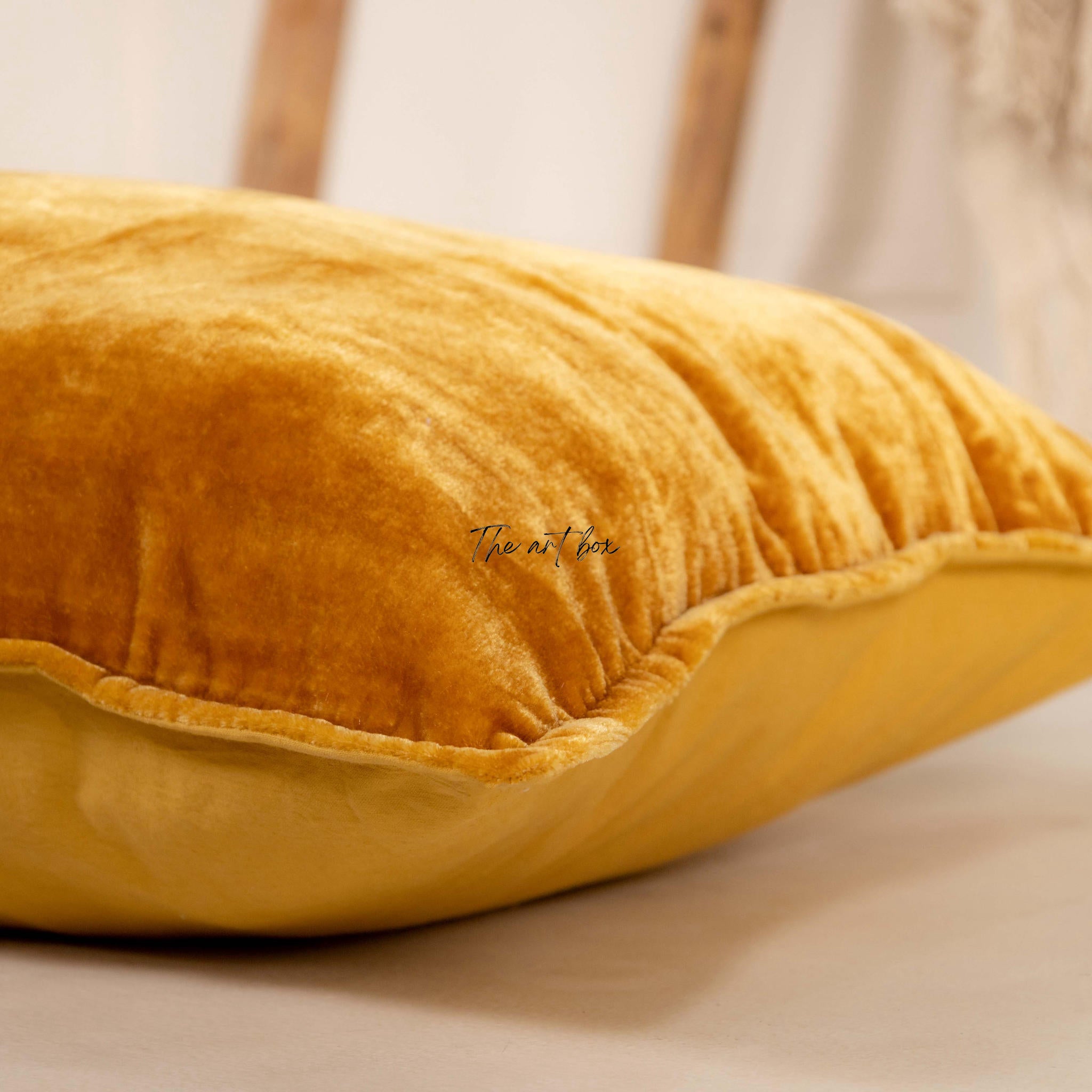 Solid Velvet Gold Pillowcases Cover