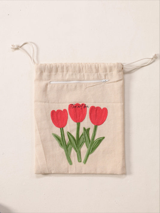 Embroidered Drawstring Bag - Customize Your Carry