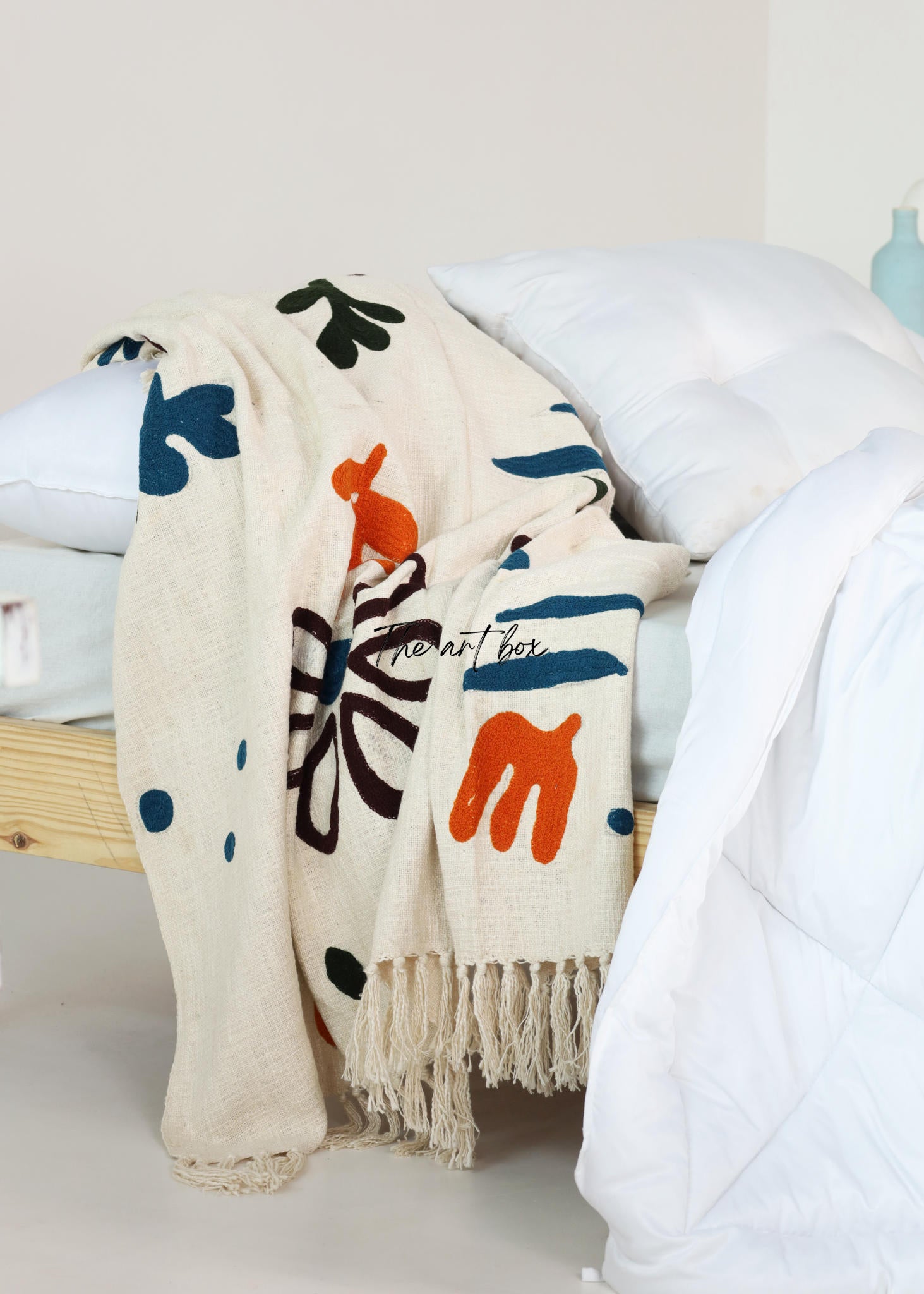 Authentic Embroidered Throw