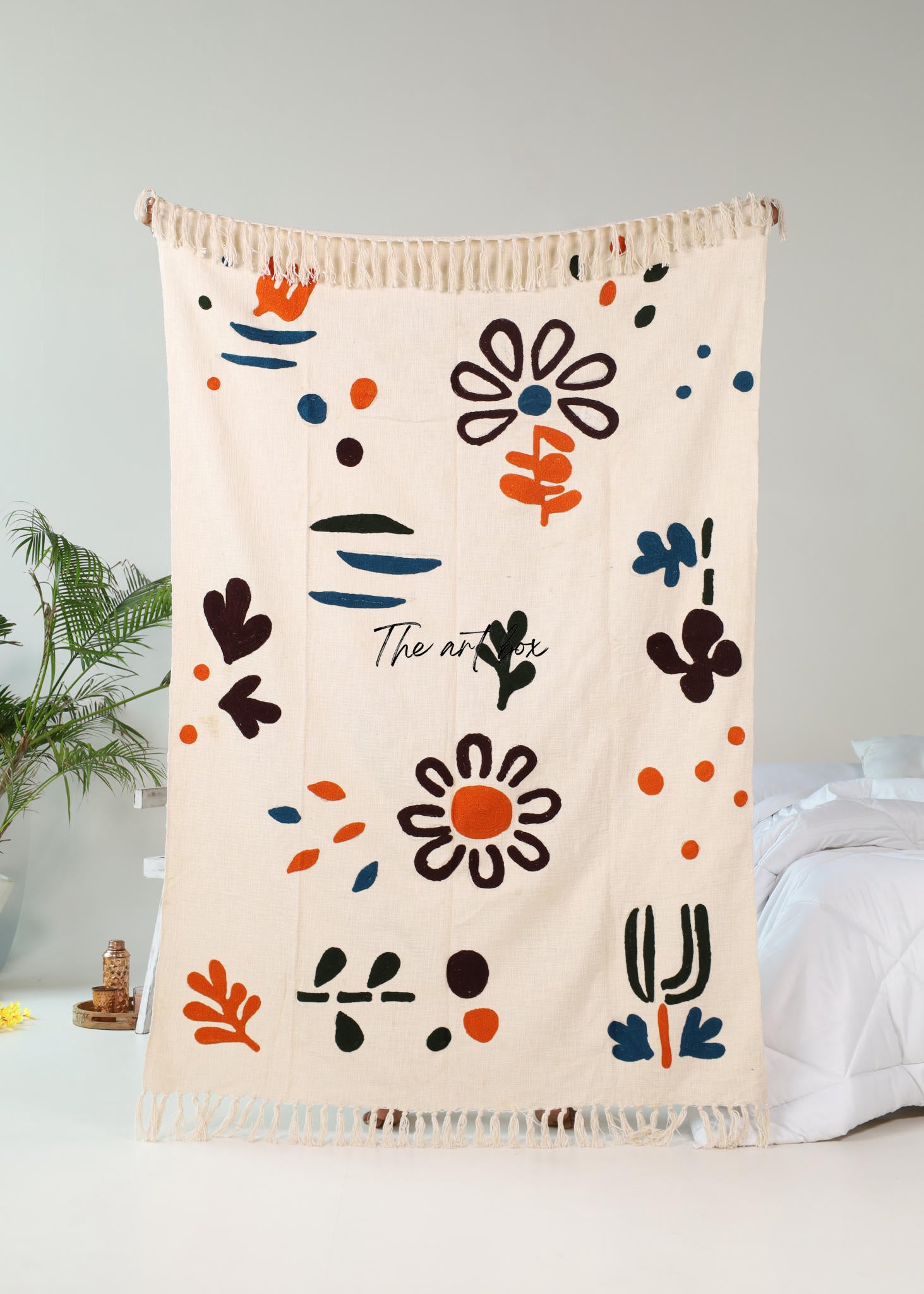 Authentic Embroidered Throw