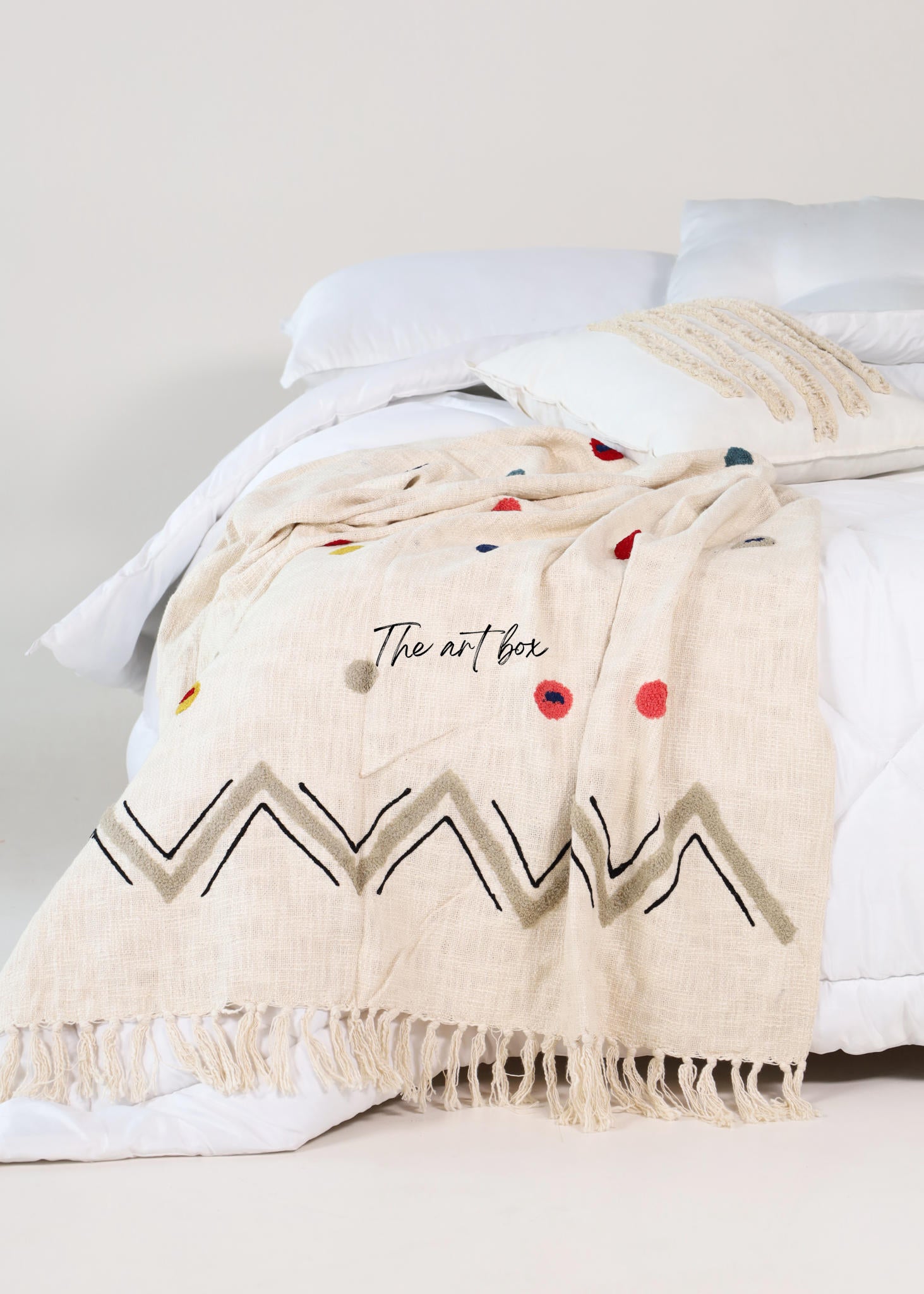 Beautiful Embroidered Throw