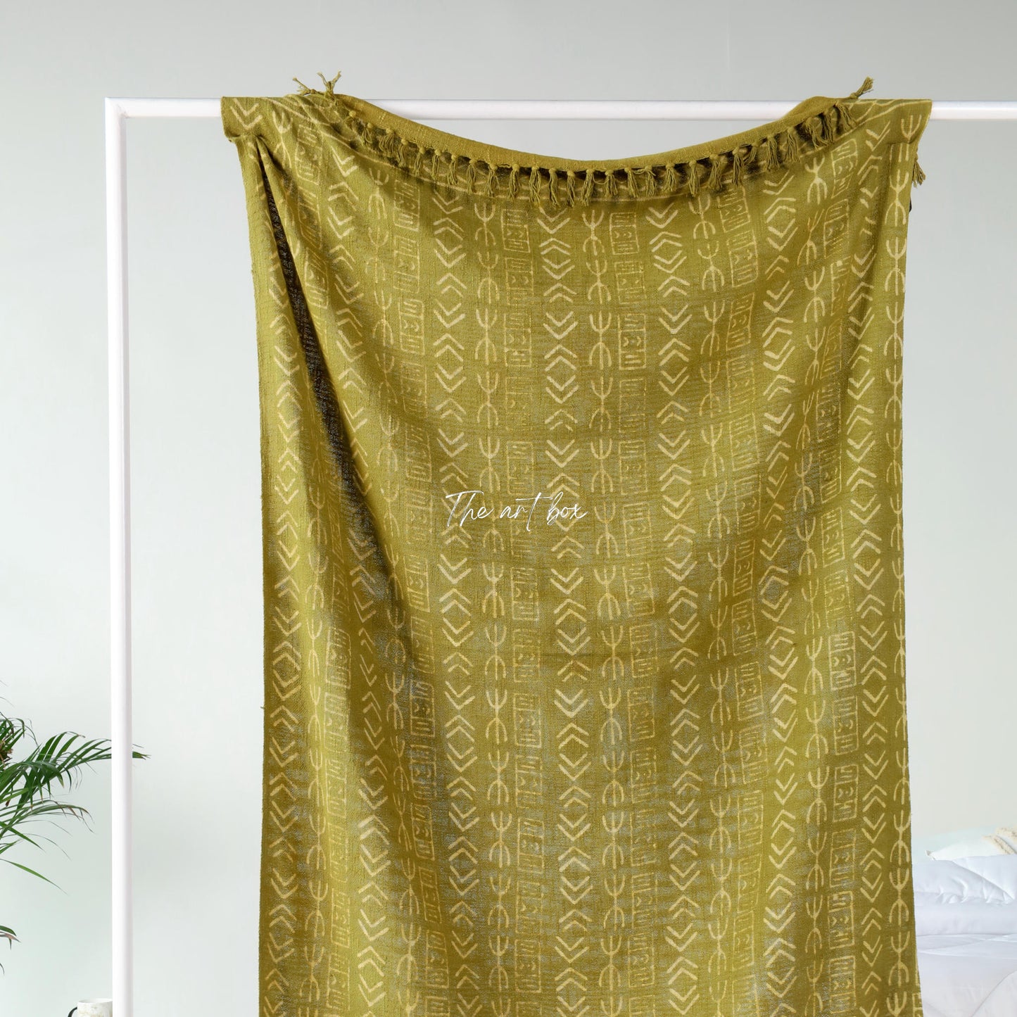 Mud Cloth Green Daabu Print Throw