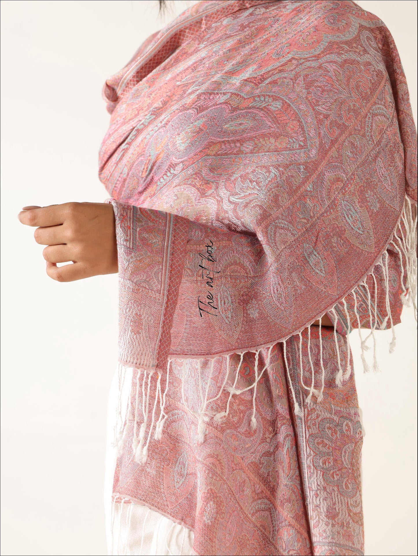 Evening Glamour: Cashmere Feel Pashmina Scarf for Dresses