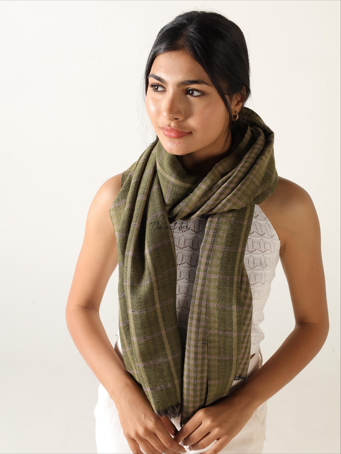 Cashmere Feel Reversible Plaid Shawl Your Travel Companion With Scarf