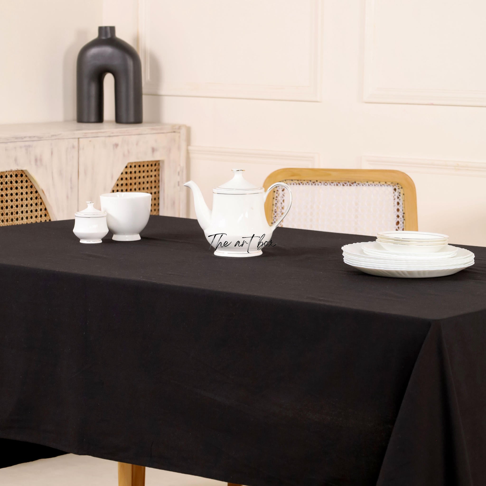 Black Table Covers for Your Dining, Living Room