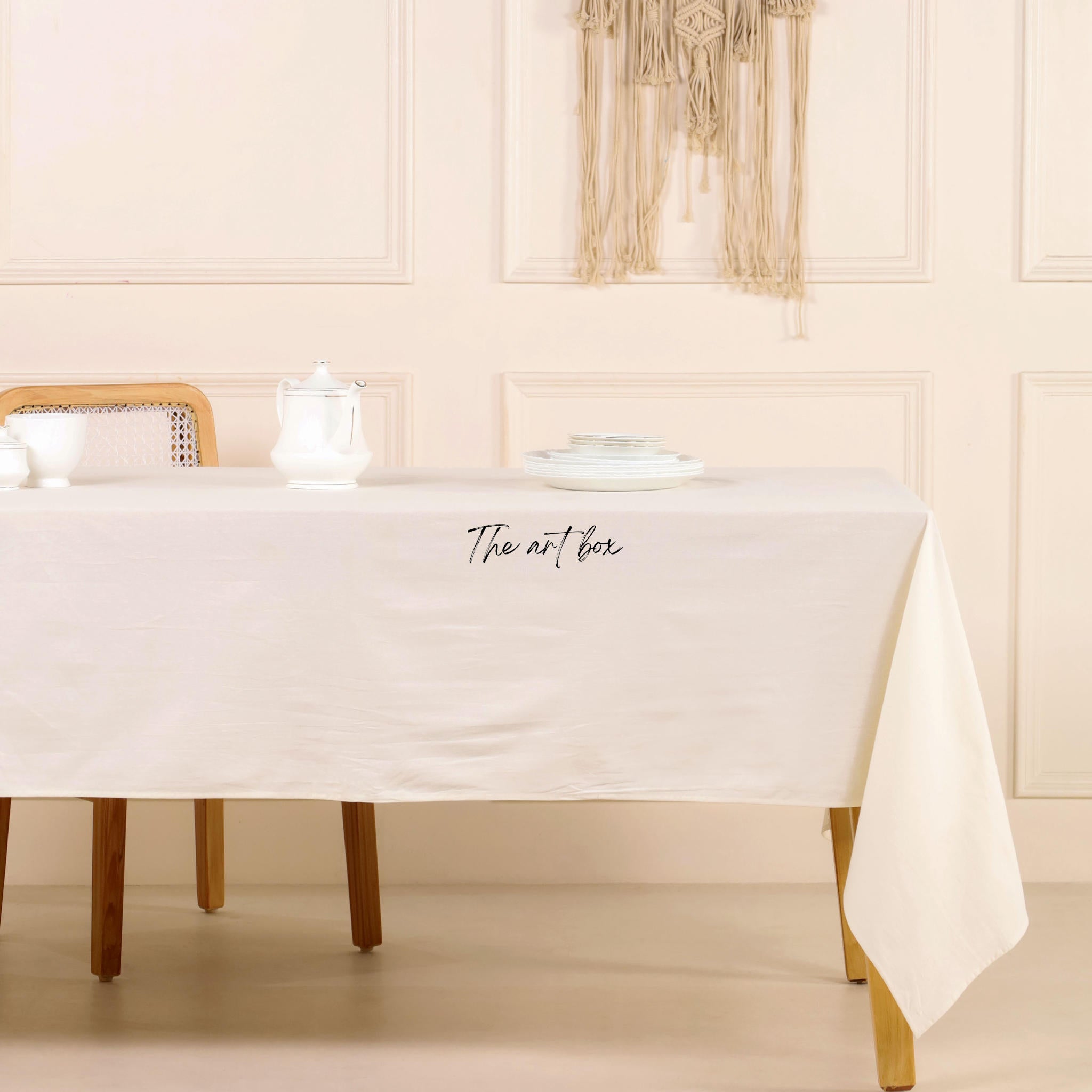 White Table Covers for Your Dining, Living Room