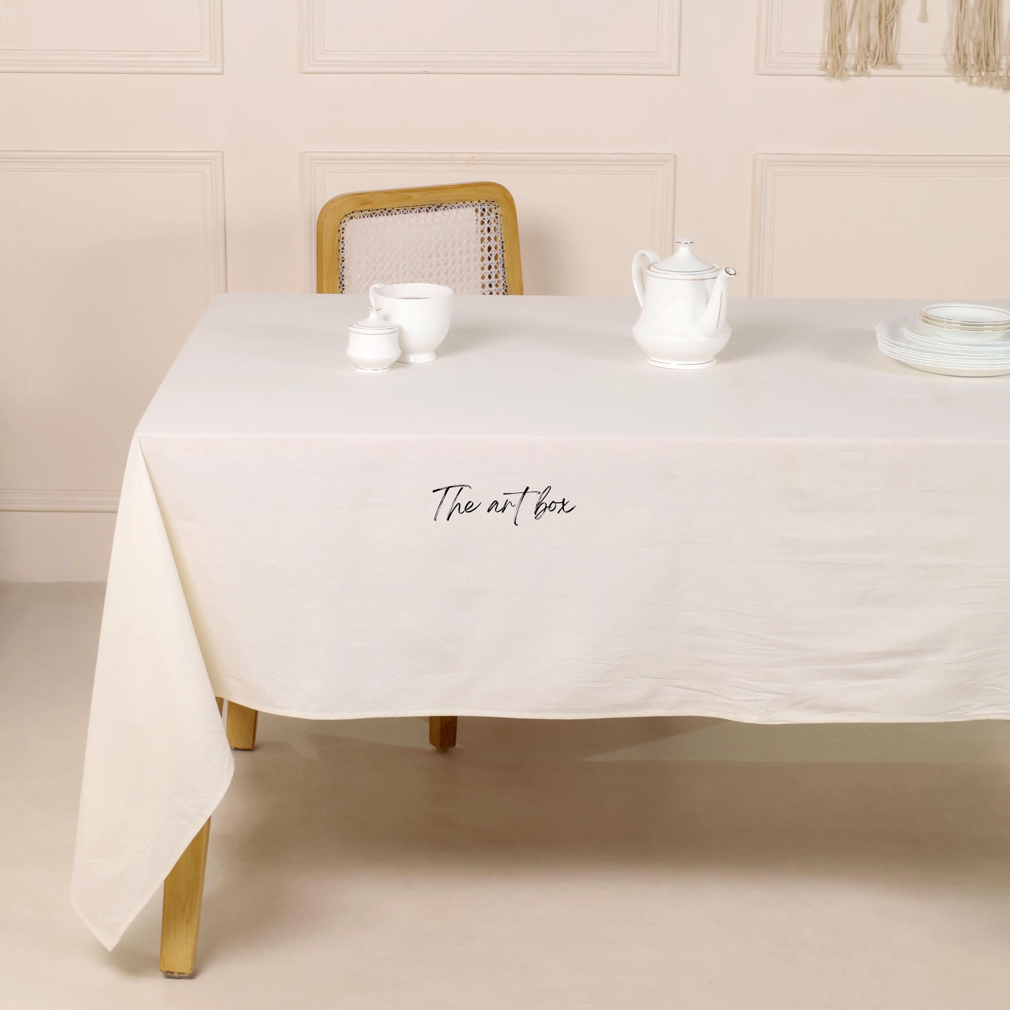 White Table Covers for Your Dining, Living Room