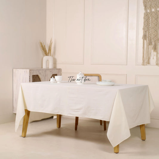 White Table Covers for Your Dining, Living Room