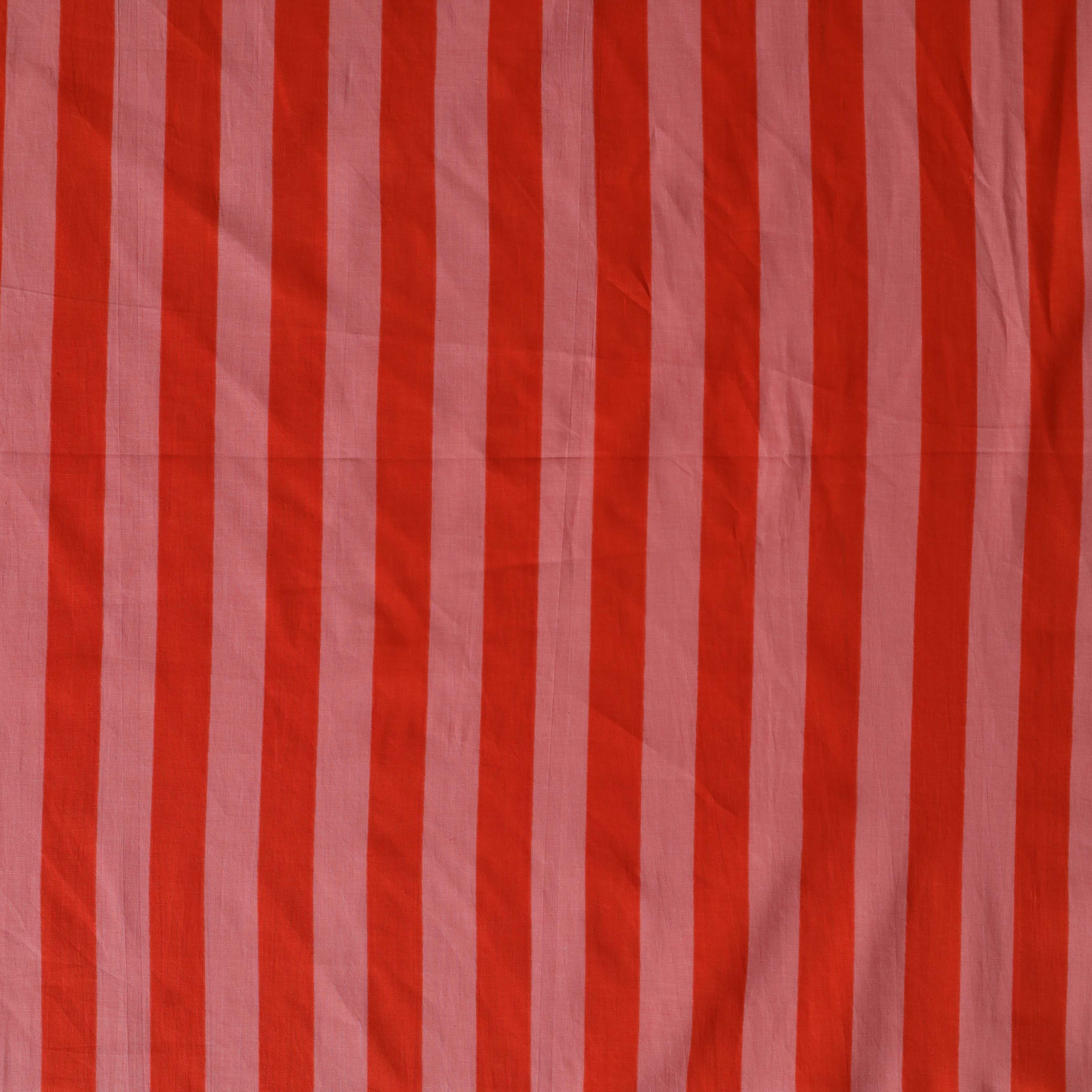 Premium Fuchsia Pink Striped Cotton Fabric – 42" Printed Cotton by the Yard