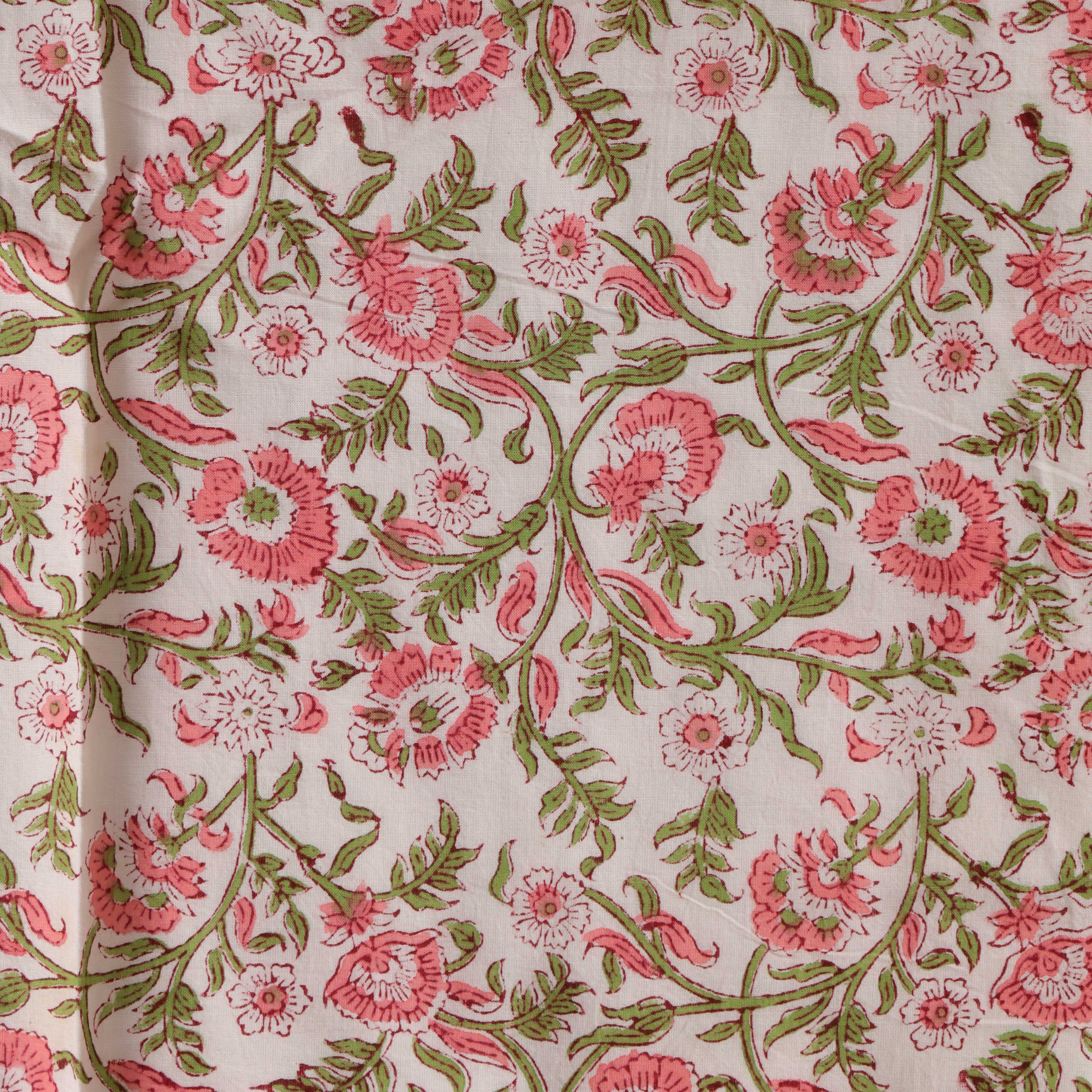 Premium Floral Cotton Curtain Panel – Handcrafted Elegance for Your Home