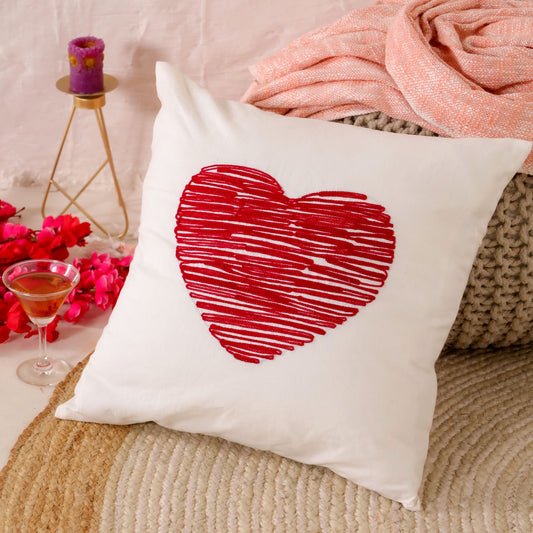 Romantic Embroidered Cushion Covers - Infuse Your Home with Love