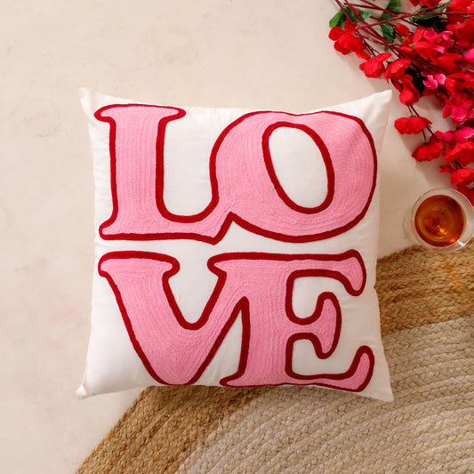 Embroidered Cushion Covers for Valentine's - Add Love to Your Home Decor