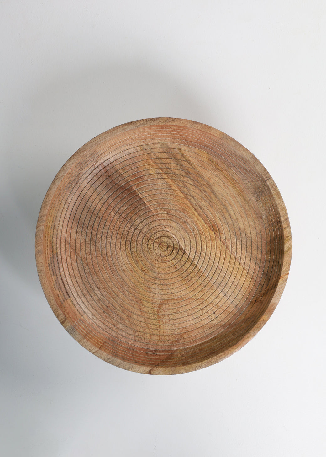 Mango Wood Fruit Platter - Wooden Texture