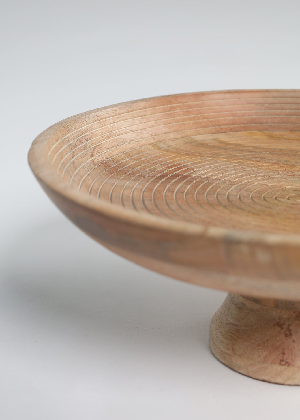 Mango Wood Fruit Platter - Wooden Texture